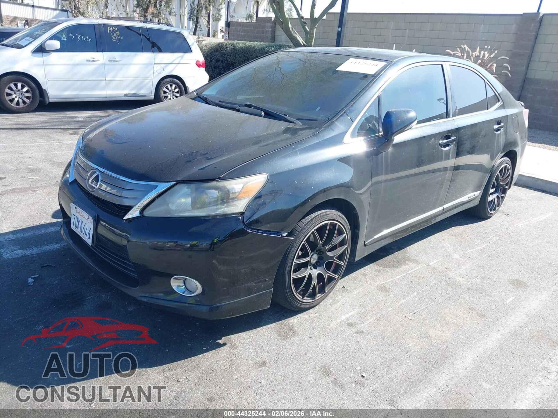LEXUS HS 250H 2010 - JTHBB1BA7A2015307