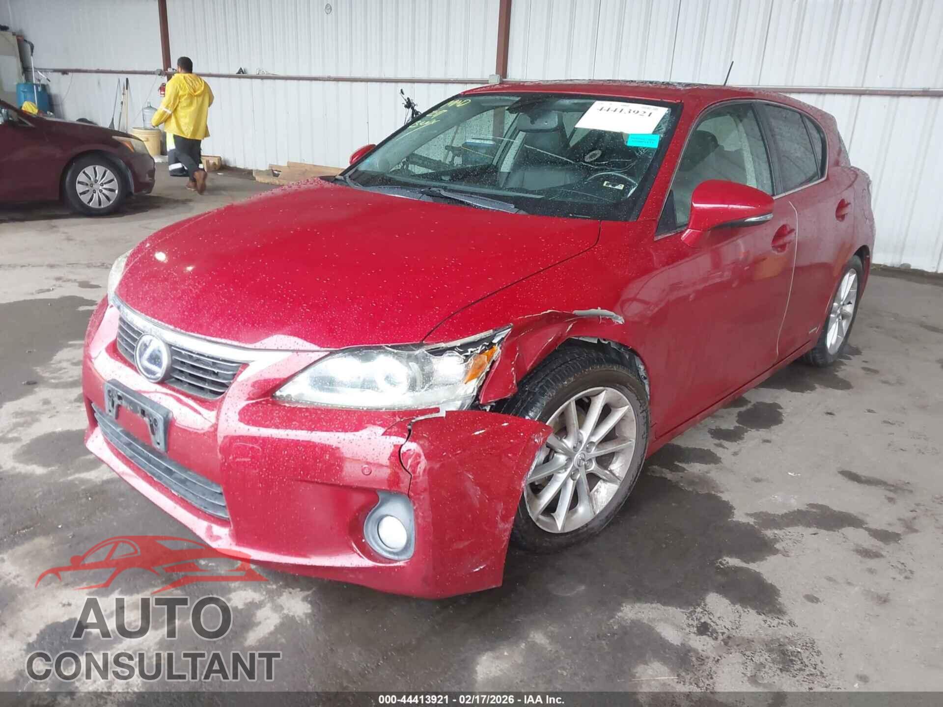 LEXUS CT 200H 2013 - JTHKD5BH9D2155006