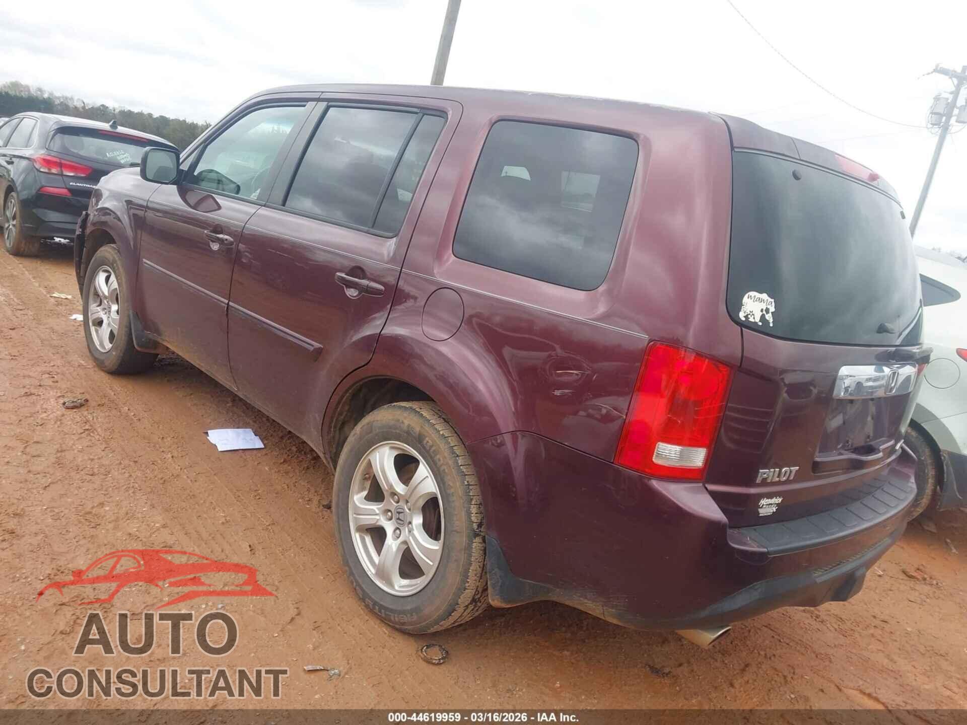 HONDA PILOT 2014 - 5FNYF4H54EB014789
