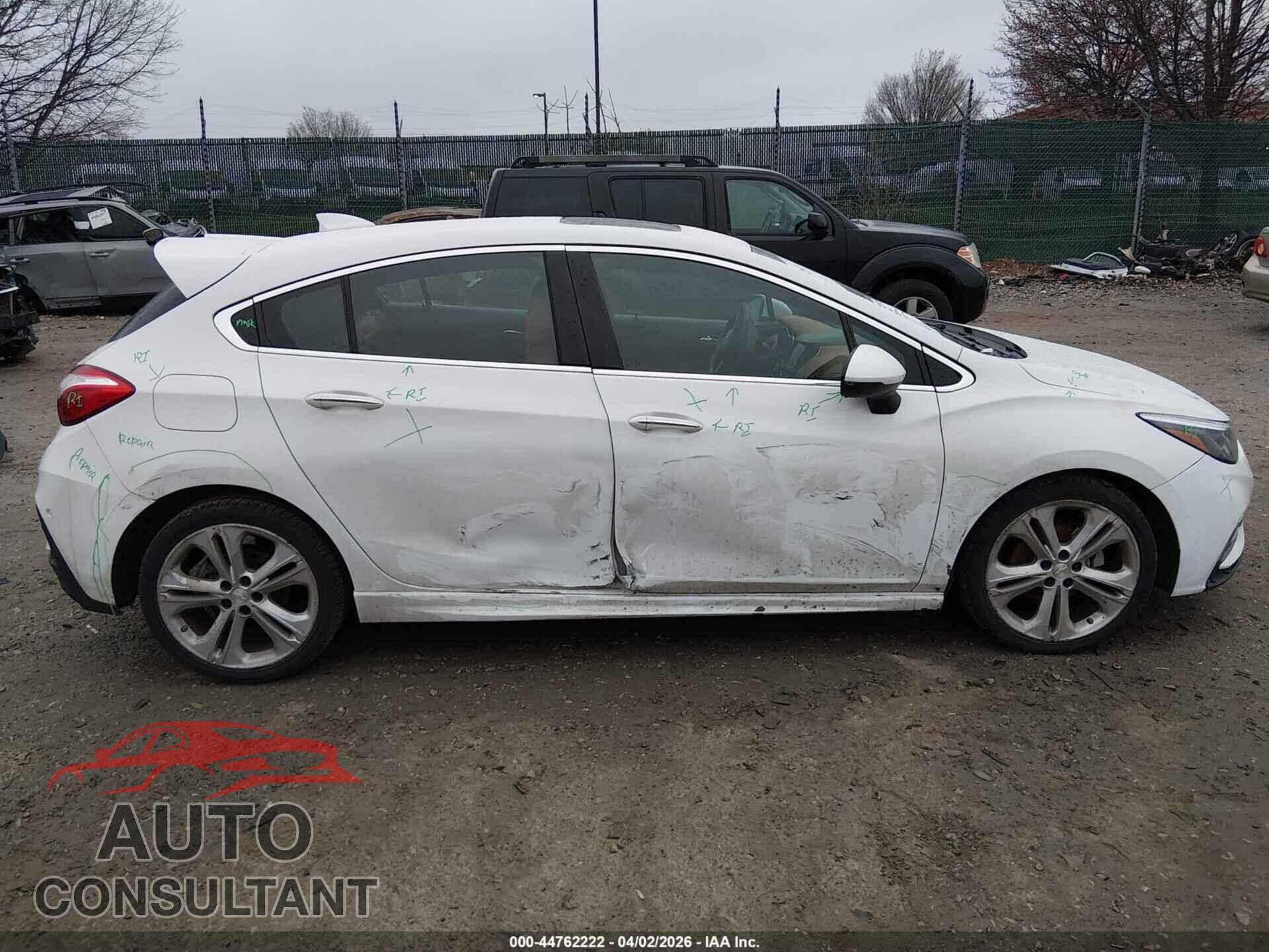 CHEVROLET CRUZE 2017 - 3G1BF6SM2HS612949