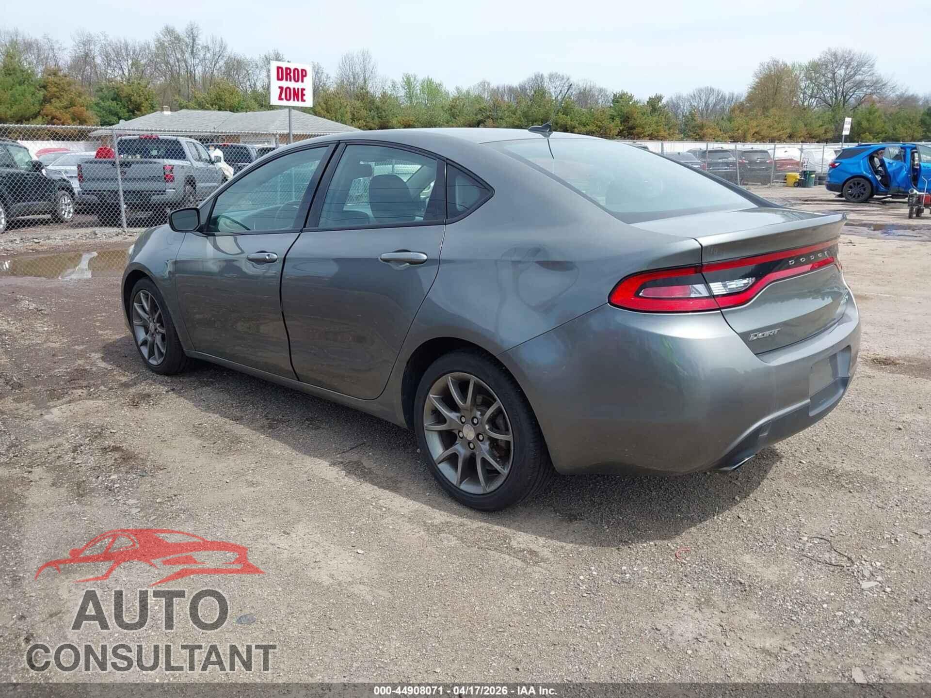 DODGE DART 2013 - 1C3CDFBA8DD296057