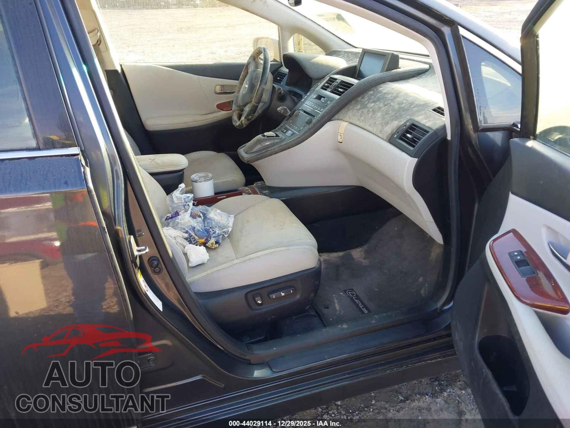 LEXUS HS 250H 2010 - JTHBB1BA6A2034799