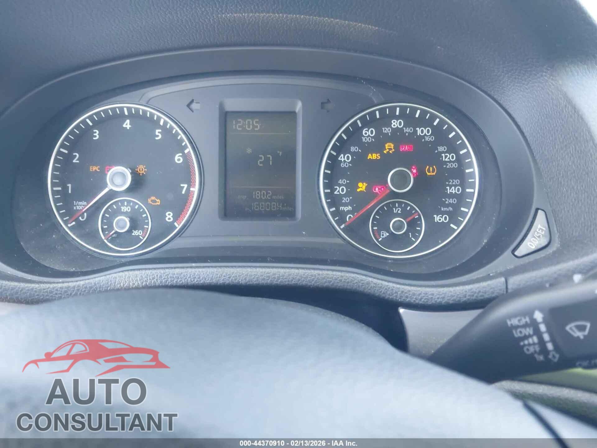 VOLKSWAGEN PASSAT 2012 - 1VWAP7A30CC078070