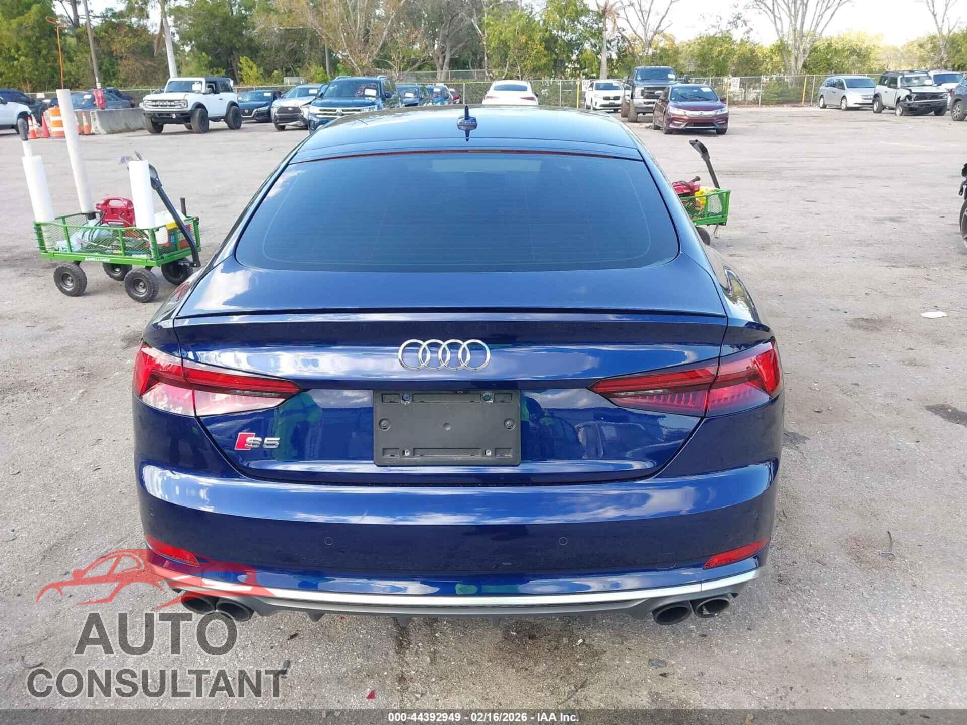 AUDI S5 2018 - WAUC4CF57JA043491