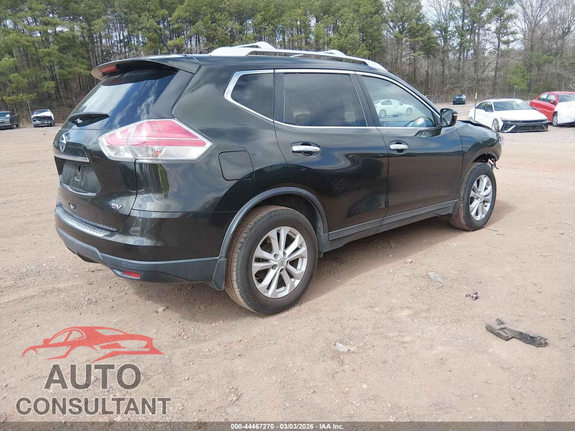 NISSAN ROGUE 2015 - KNMAT2MT9FP522749