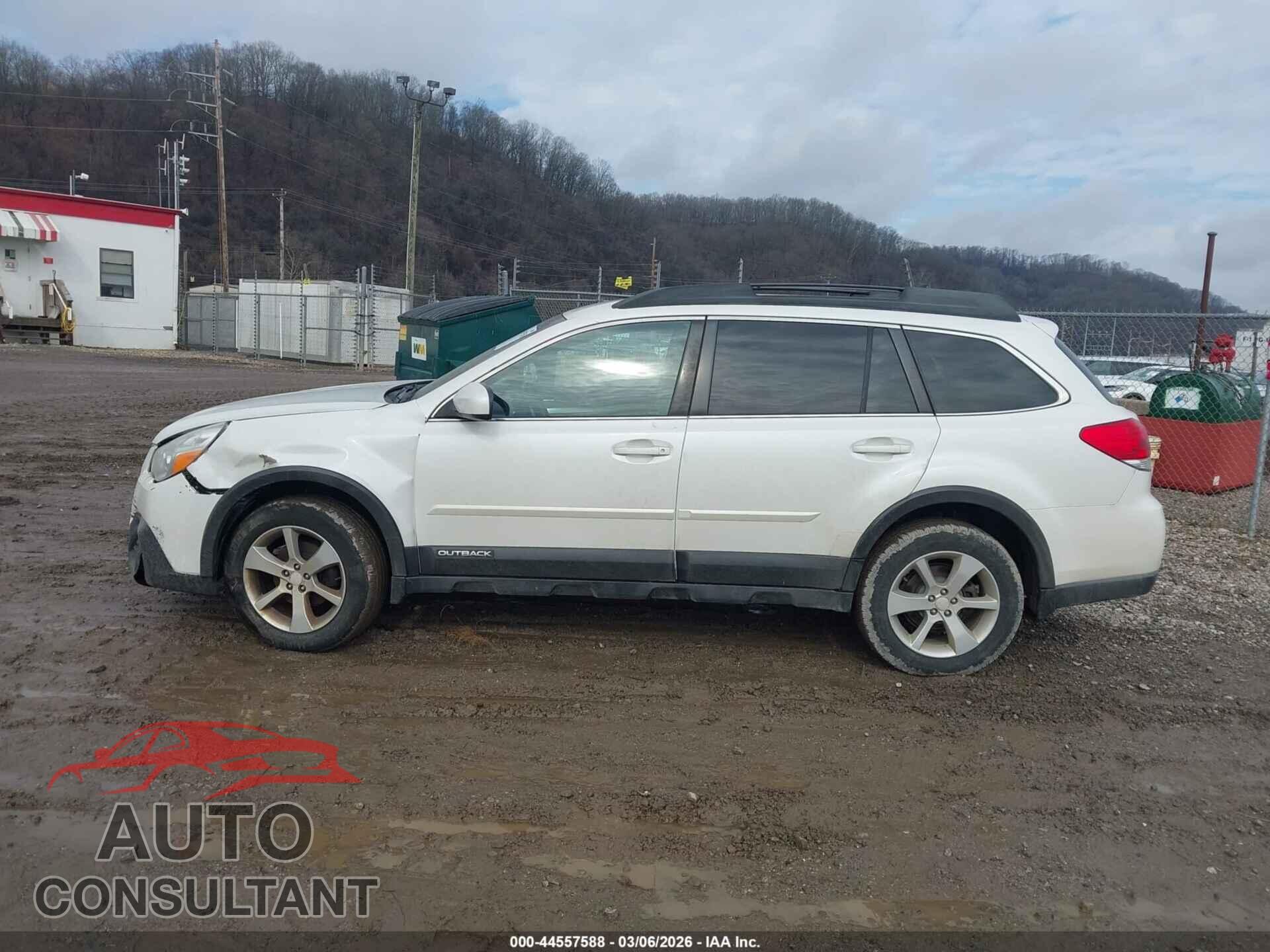 SUBARU OUTBACK 2014 - 4S4BRBCC8E3255612