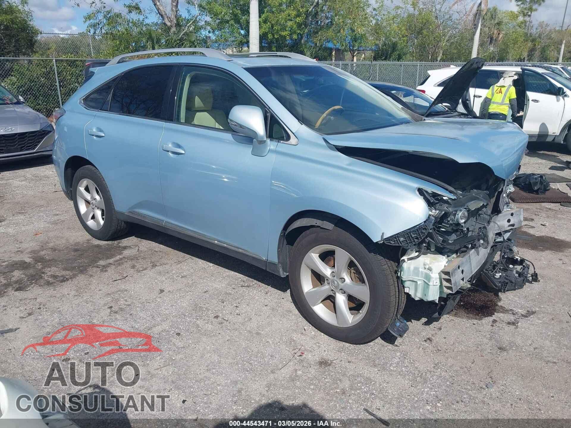LEXUS RX 350 2011 - 2T2BK1BAXBC089451