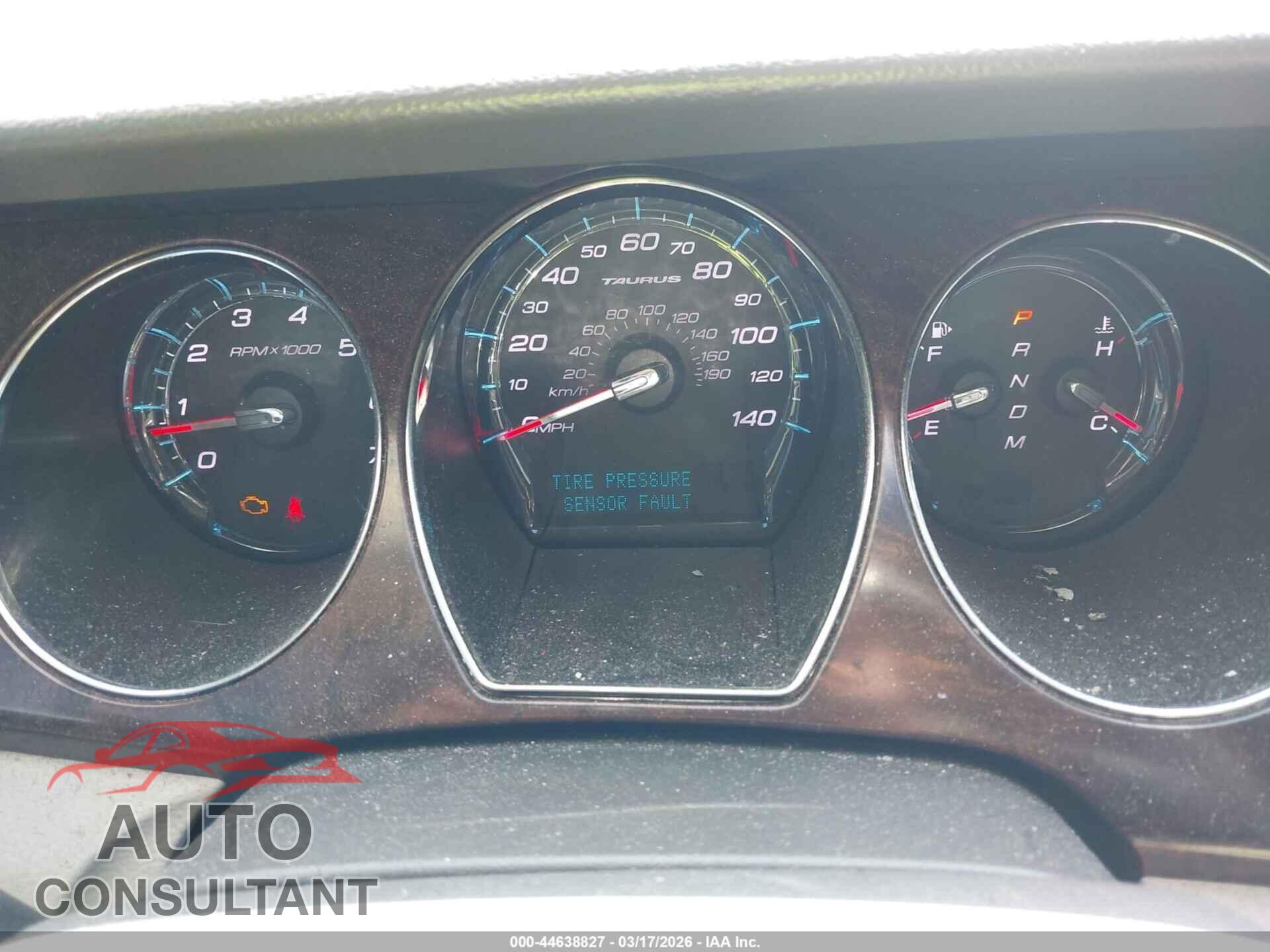 FORD TAURUS 2011 - 1FAHP2EW3BG166035