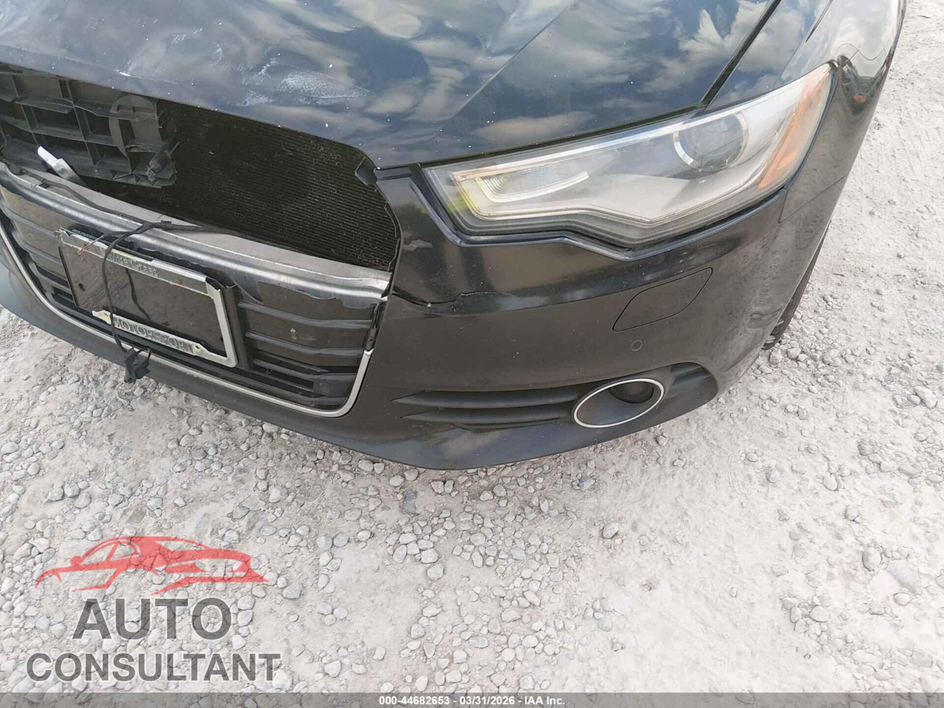 AUDI A6 2013 - WAUGGBFC4DN105413