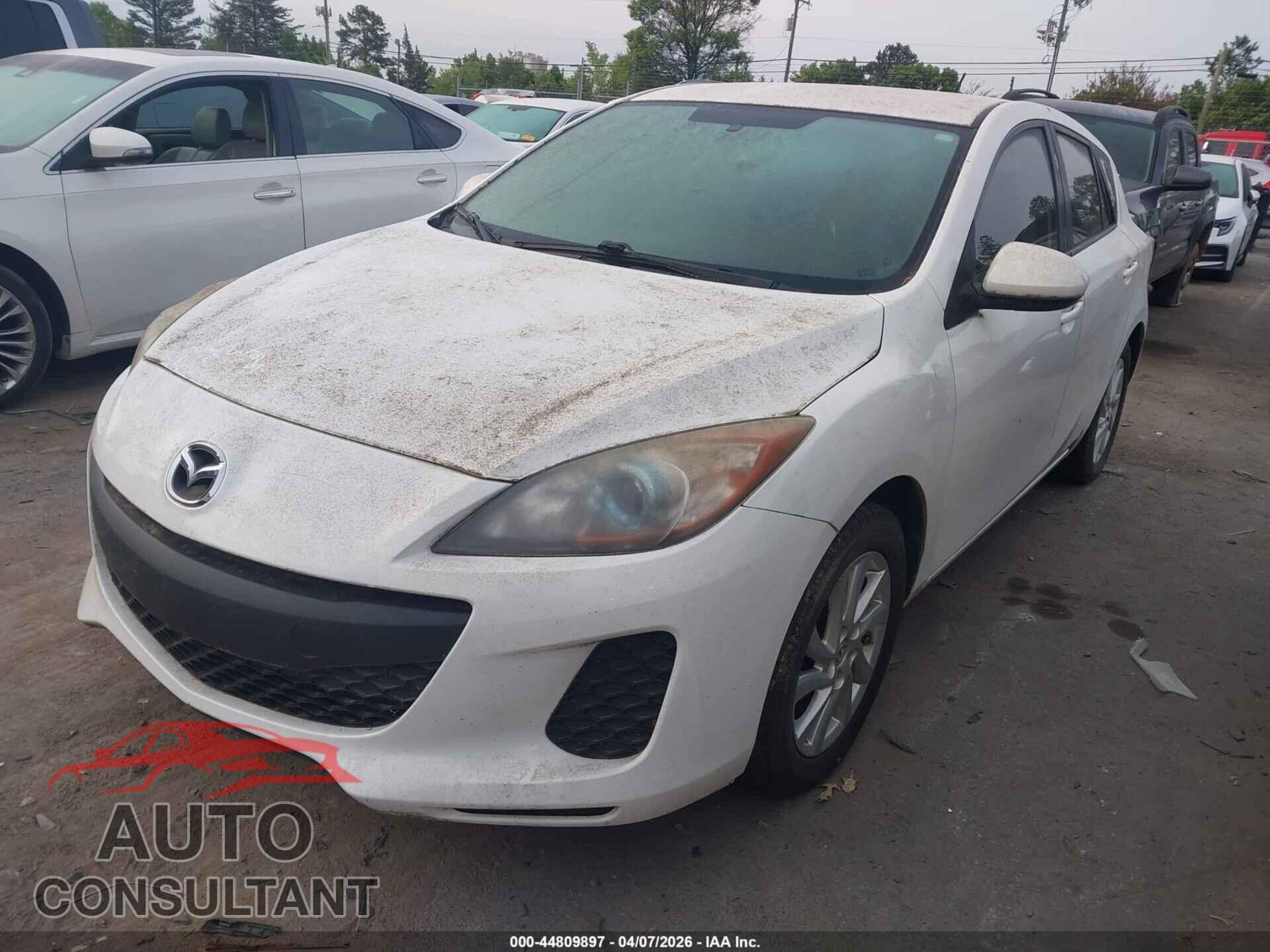 MAZDA MAZDA3 2012 - JM1BL1L70C1594148