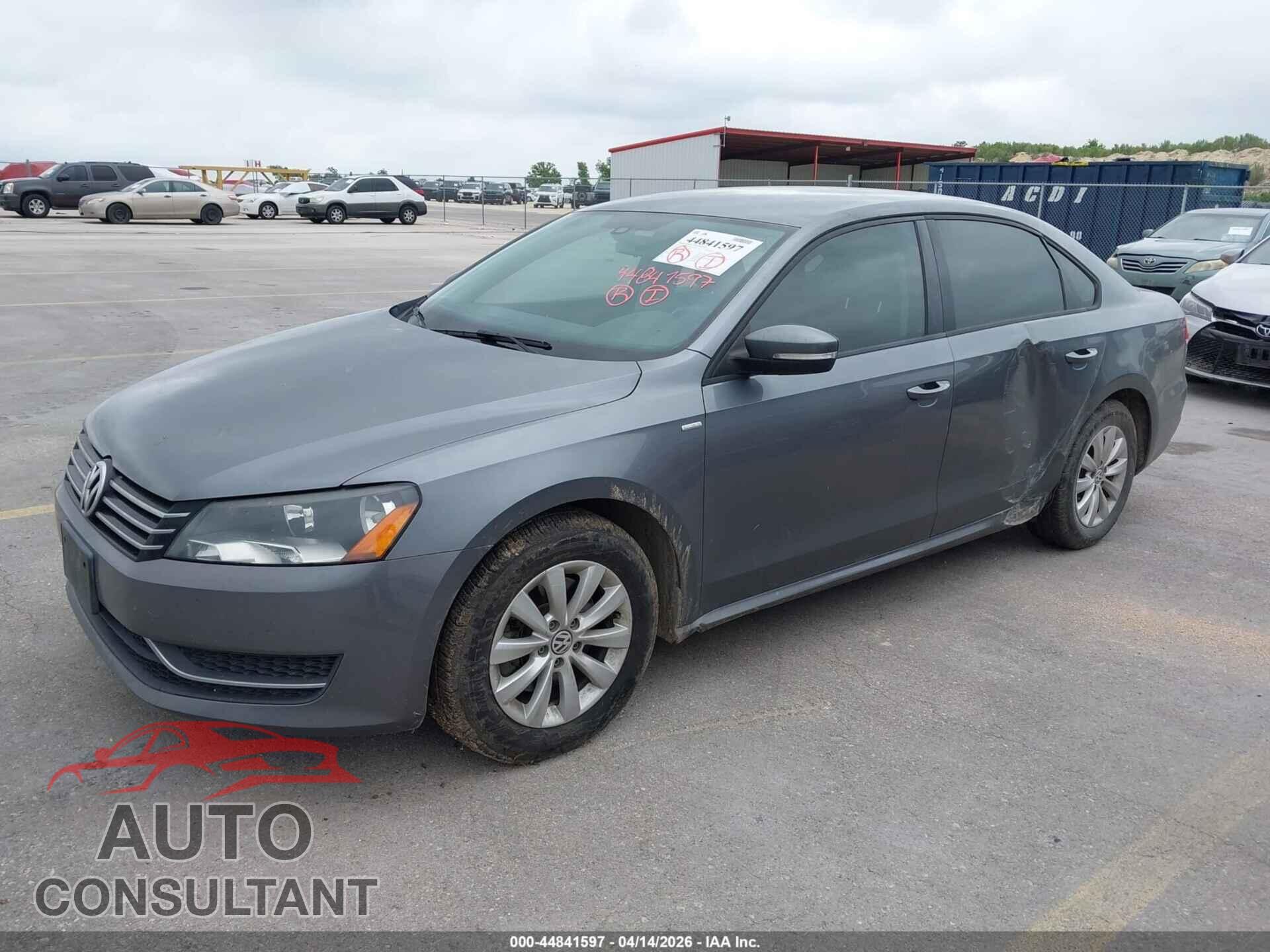 VOLKSWAGEN PASSAT 2014 - 1VWAS7A36EC092931