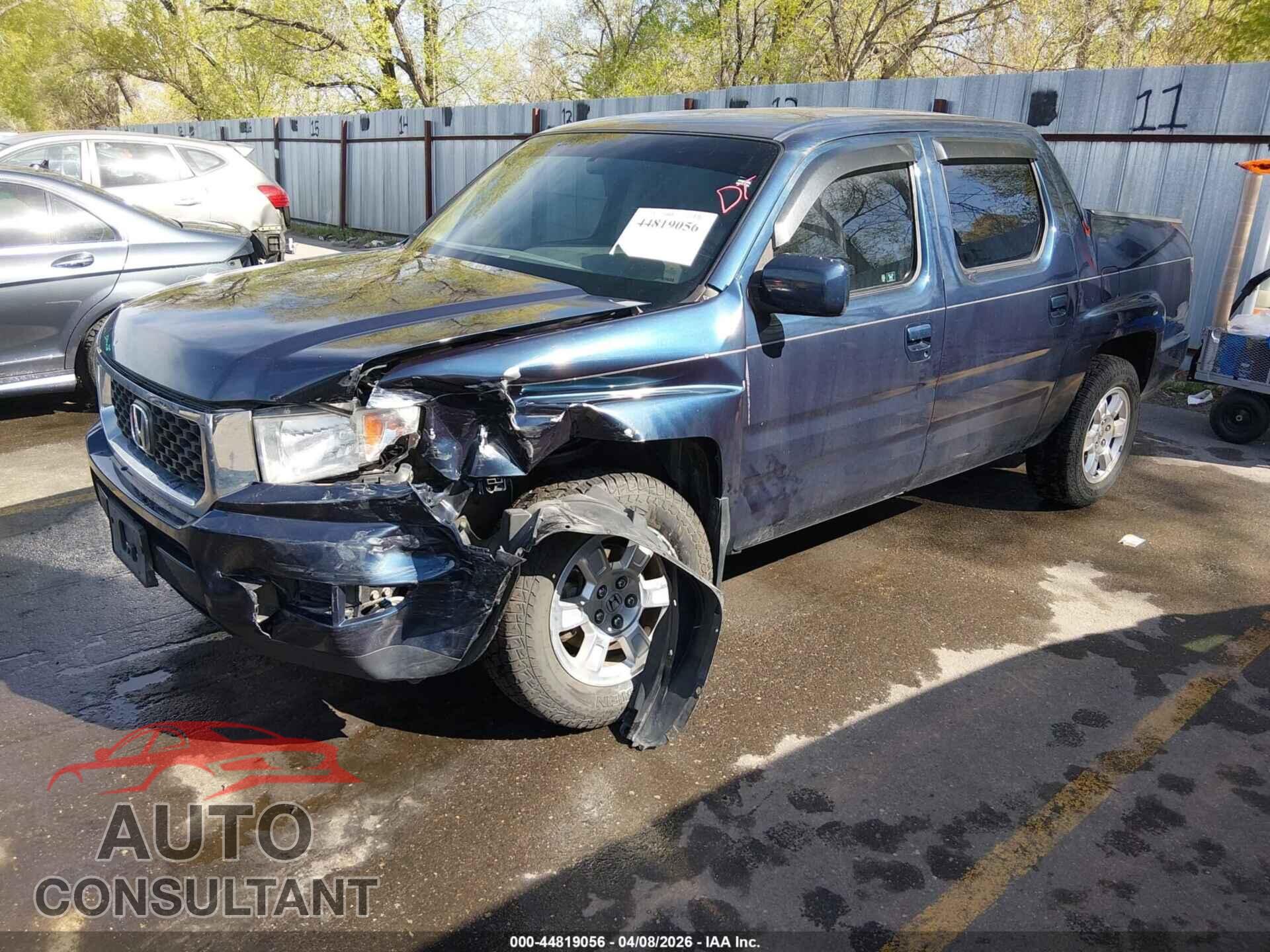 HONDA RIDGELINE 2011 - 5FPYK1F47BB001865