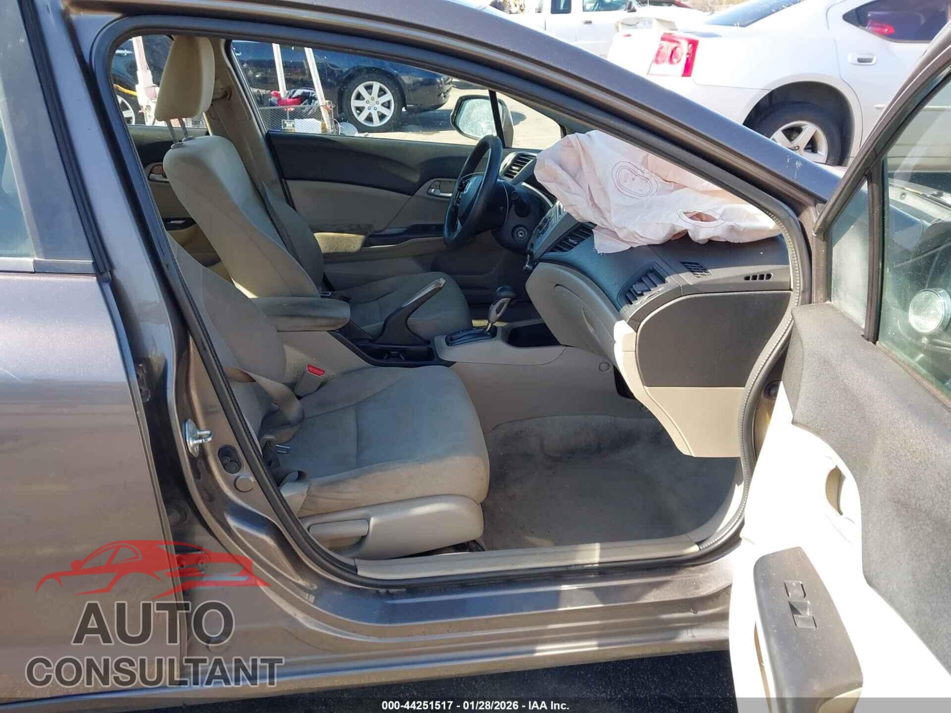 HONDA CIVIC 2012 - 19XFB2F57CE079200