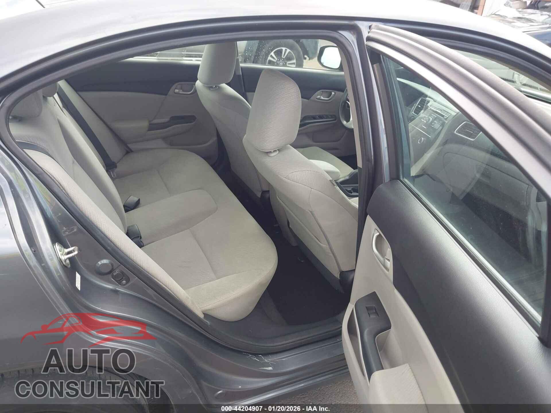 HONDA CIVIC 2013 - 19XFB2F54DE278349