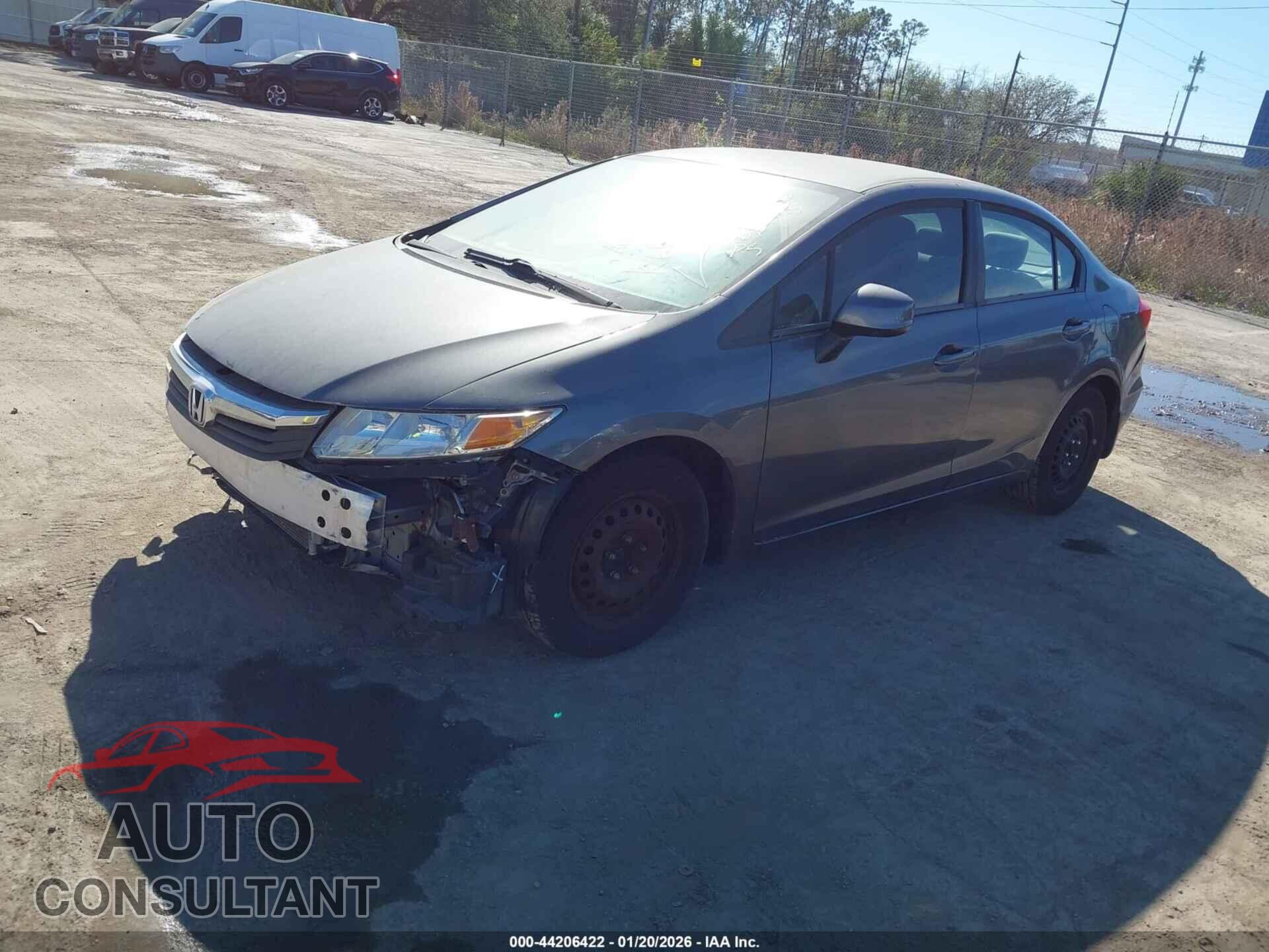 HONDA CIVIC 2012 - 19XFB2F52CE387150