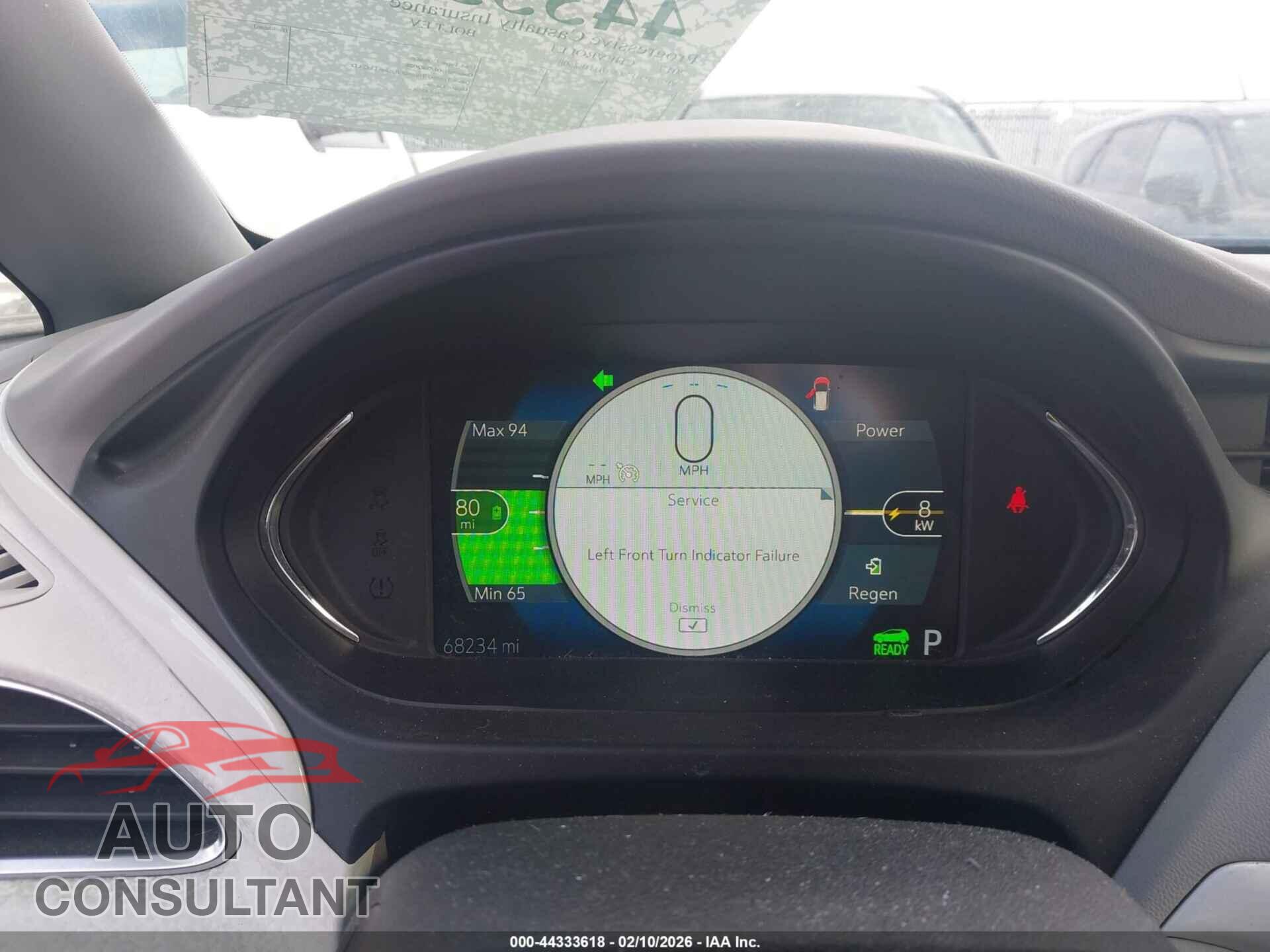 CHEVROLET BOLT EV 2017 - 1G1FX6S07H4182508