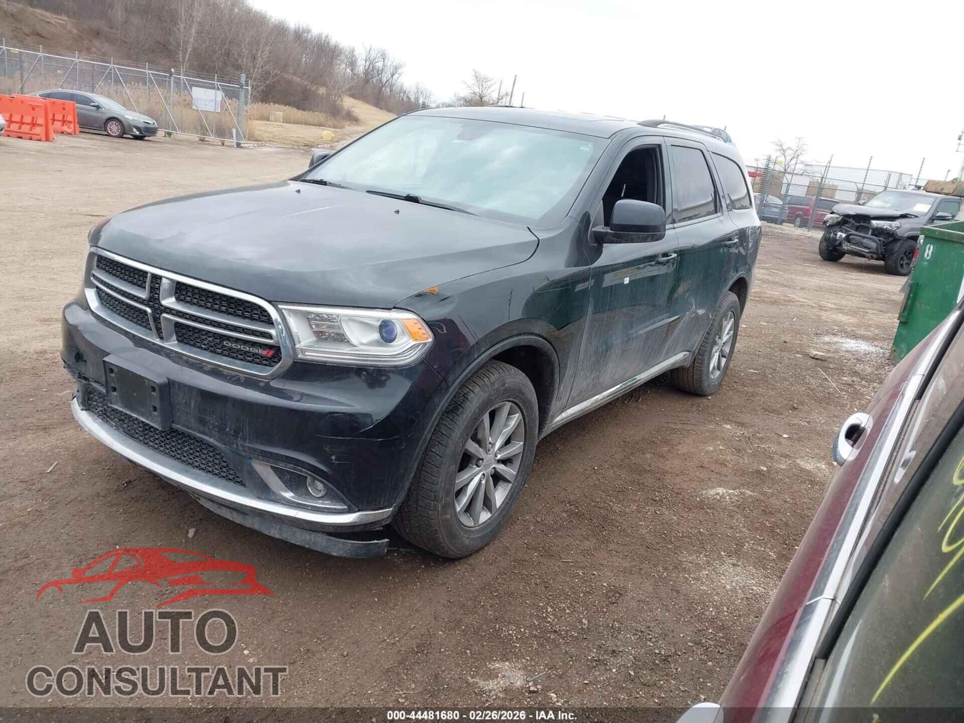 DODGE DURANGO 2016 - 1C4RDJAG0GC331828