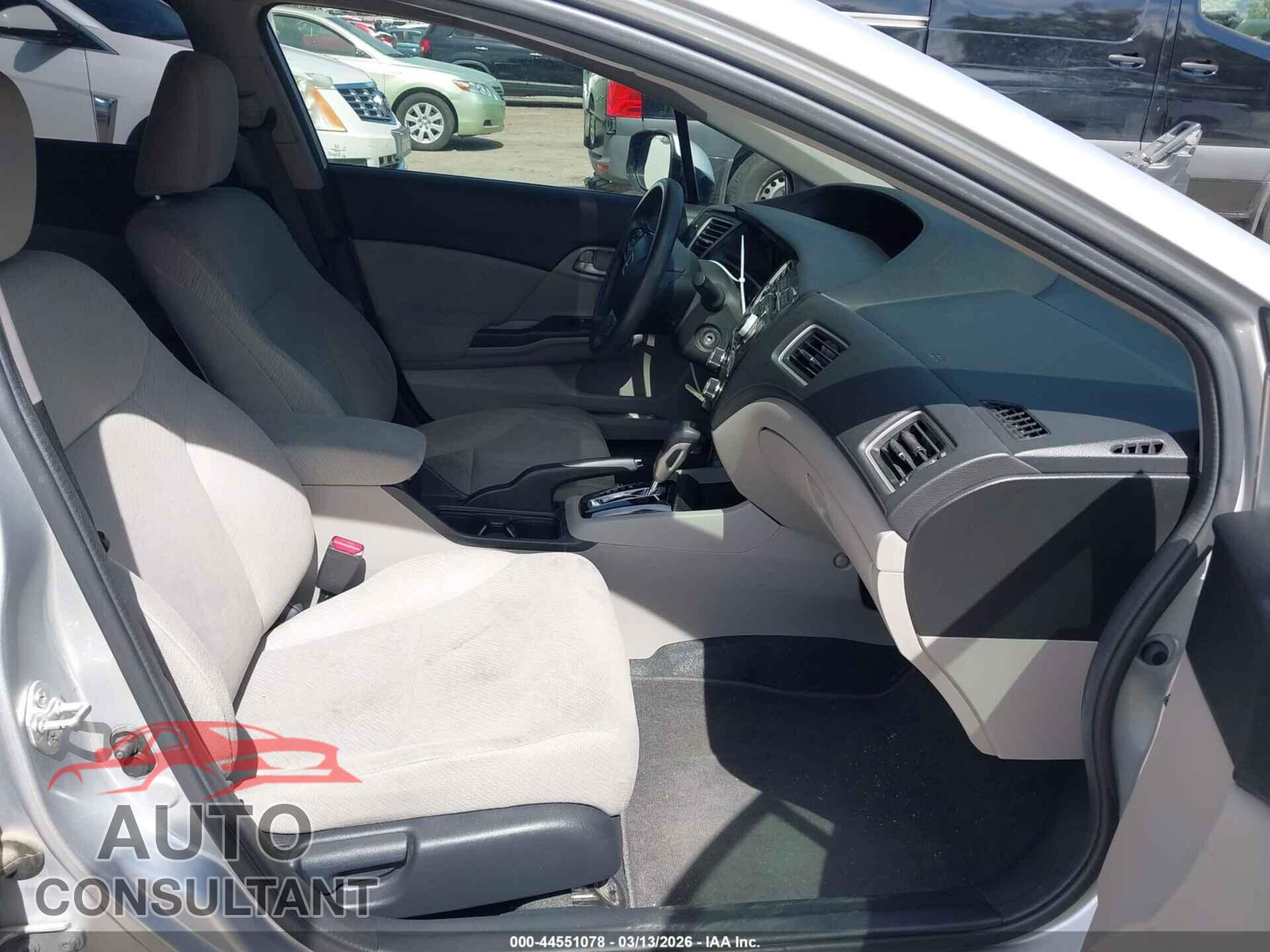 HONDA CIVIC 2013 - 19XFB2F55DE236935
