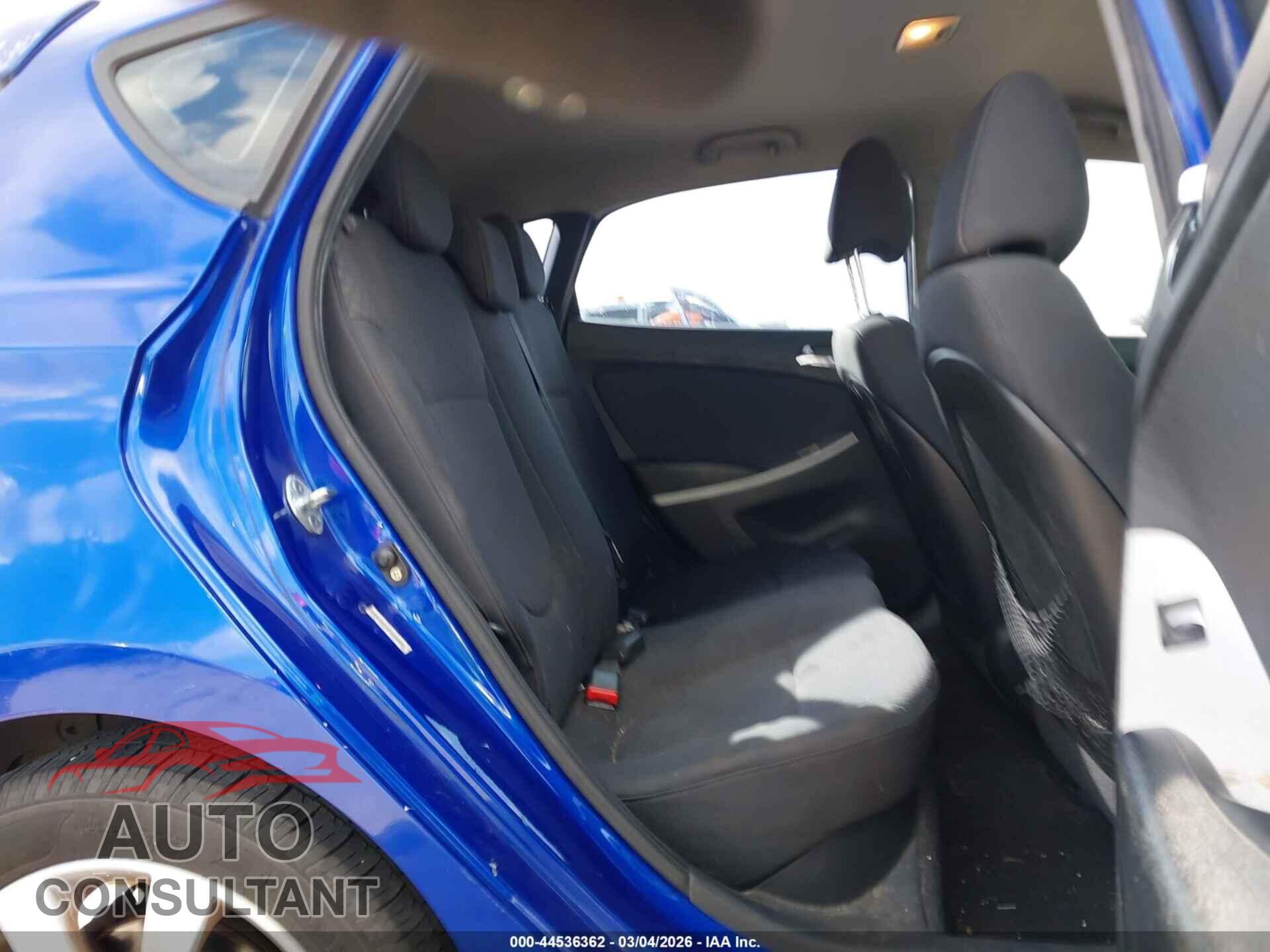 HYUNDAI ACCENT 2012 - KMHCU5AE4CU012489
