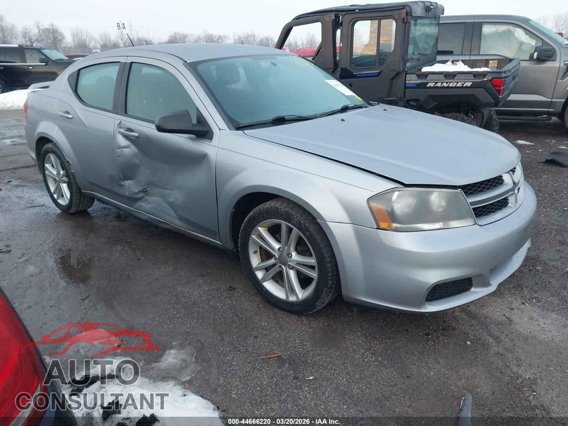 DODGE AVENGER 2013 - 1C3CDZAG2DN770019