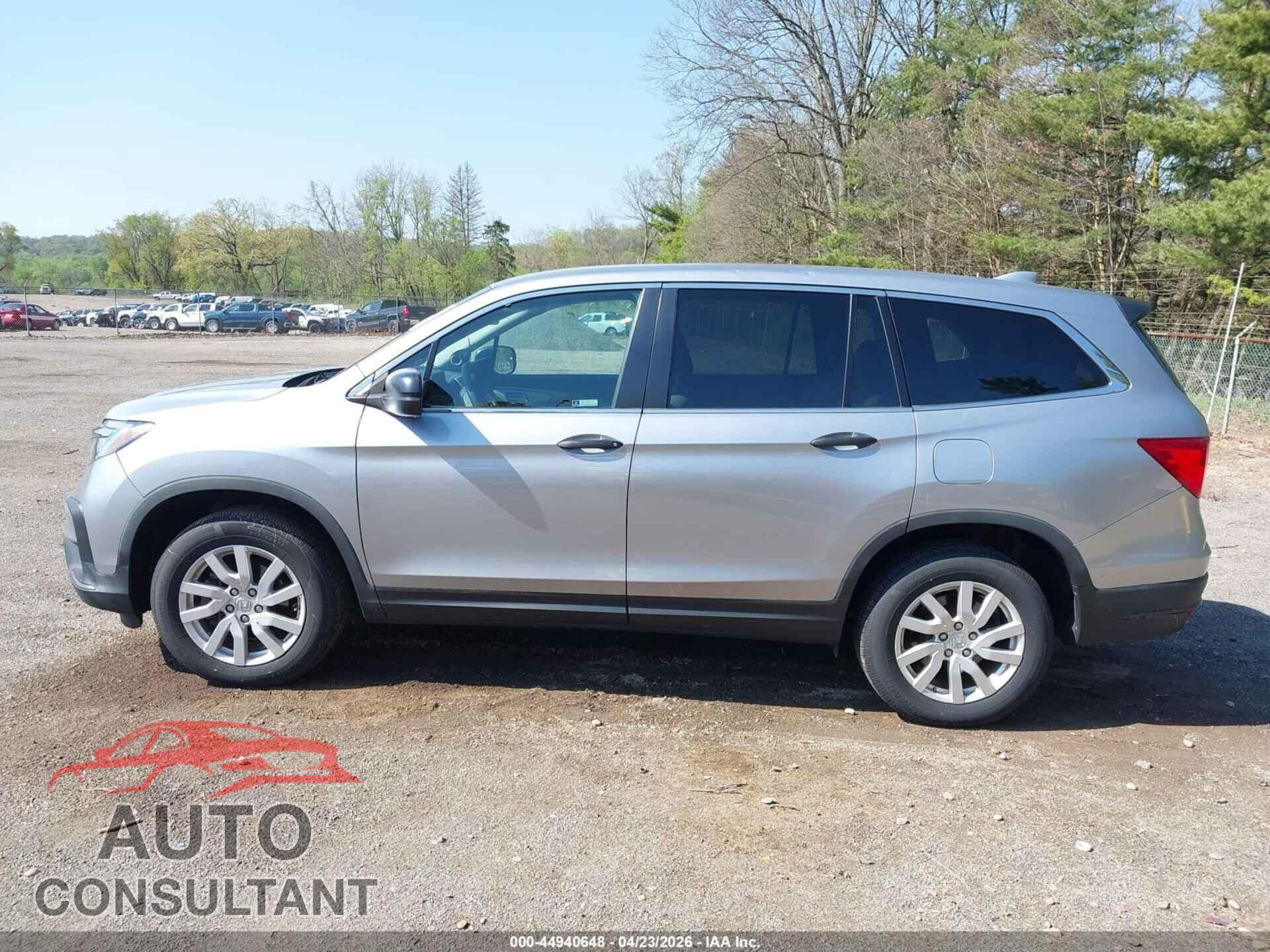 HONDA PILOT 2019 - 5FNYF6H13KB093263