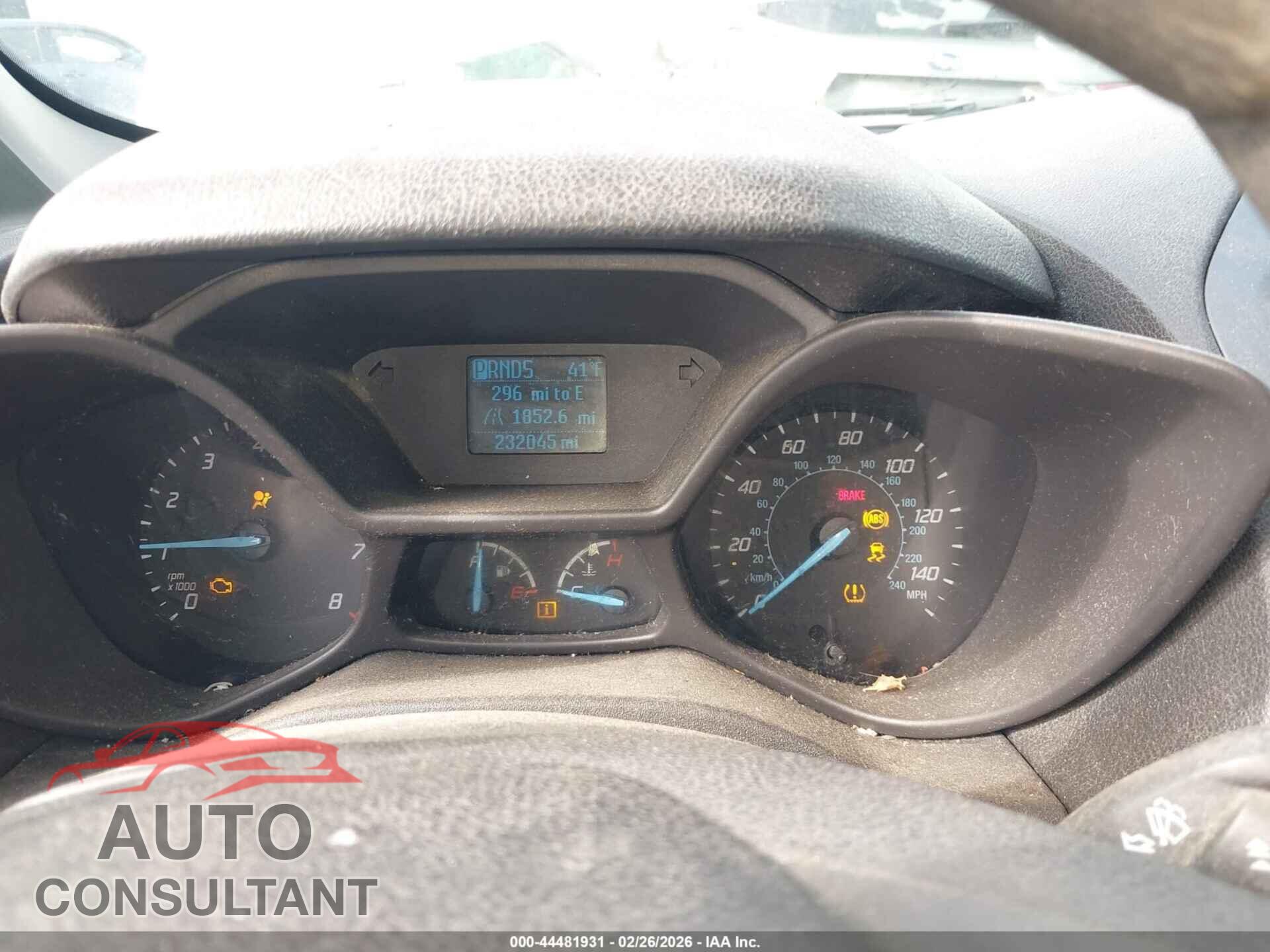 FORD TRANSIT CONNECT 2014 - NM0LS7E73E1172012