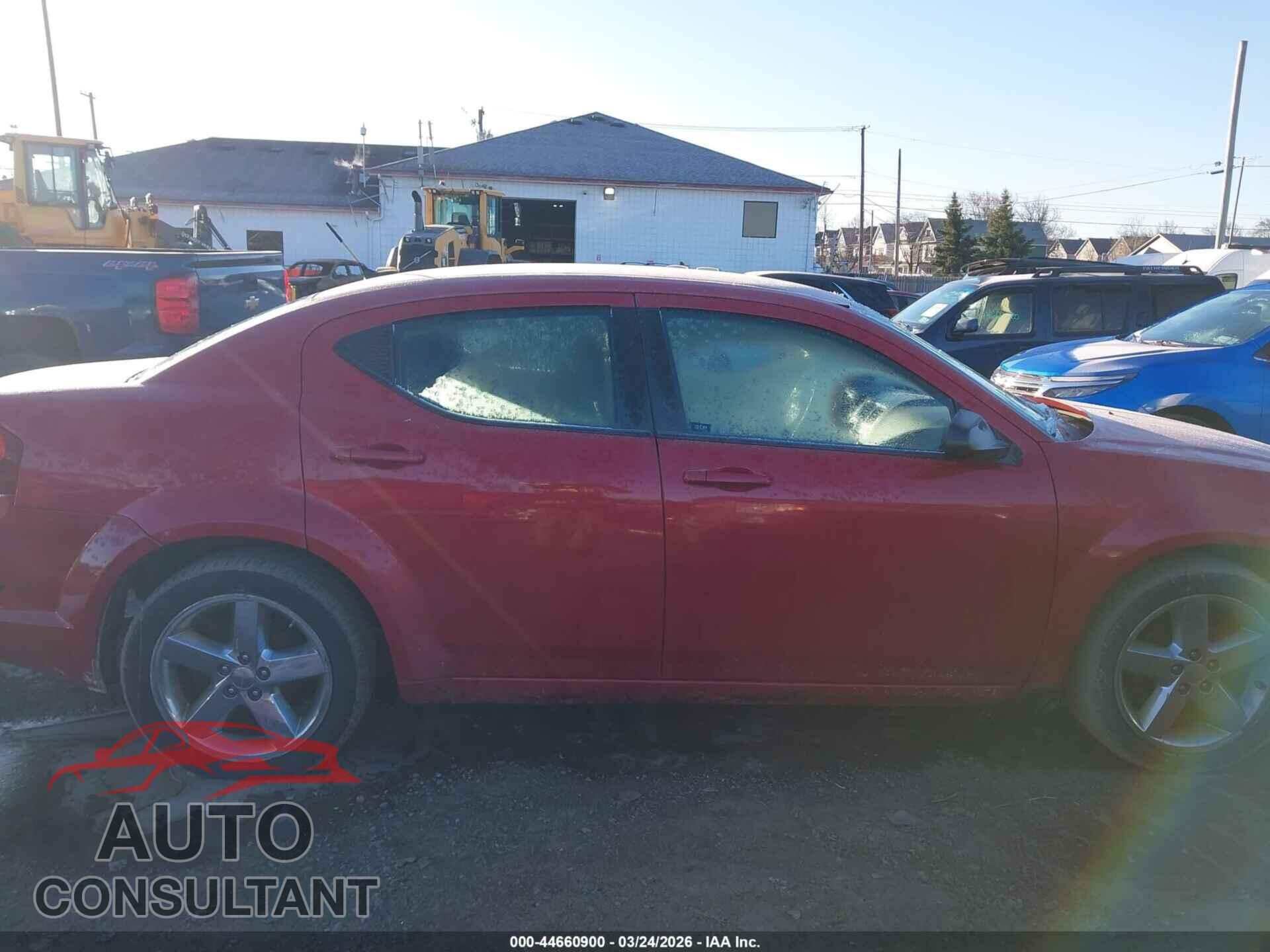 DODGE AVENGER 2012 - 1C3CDZAB7CN158532