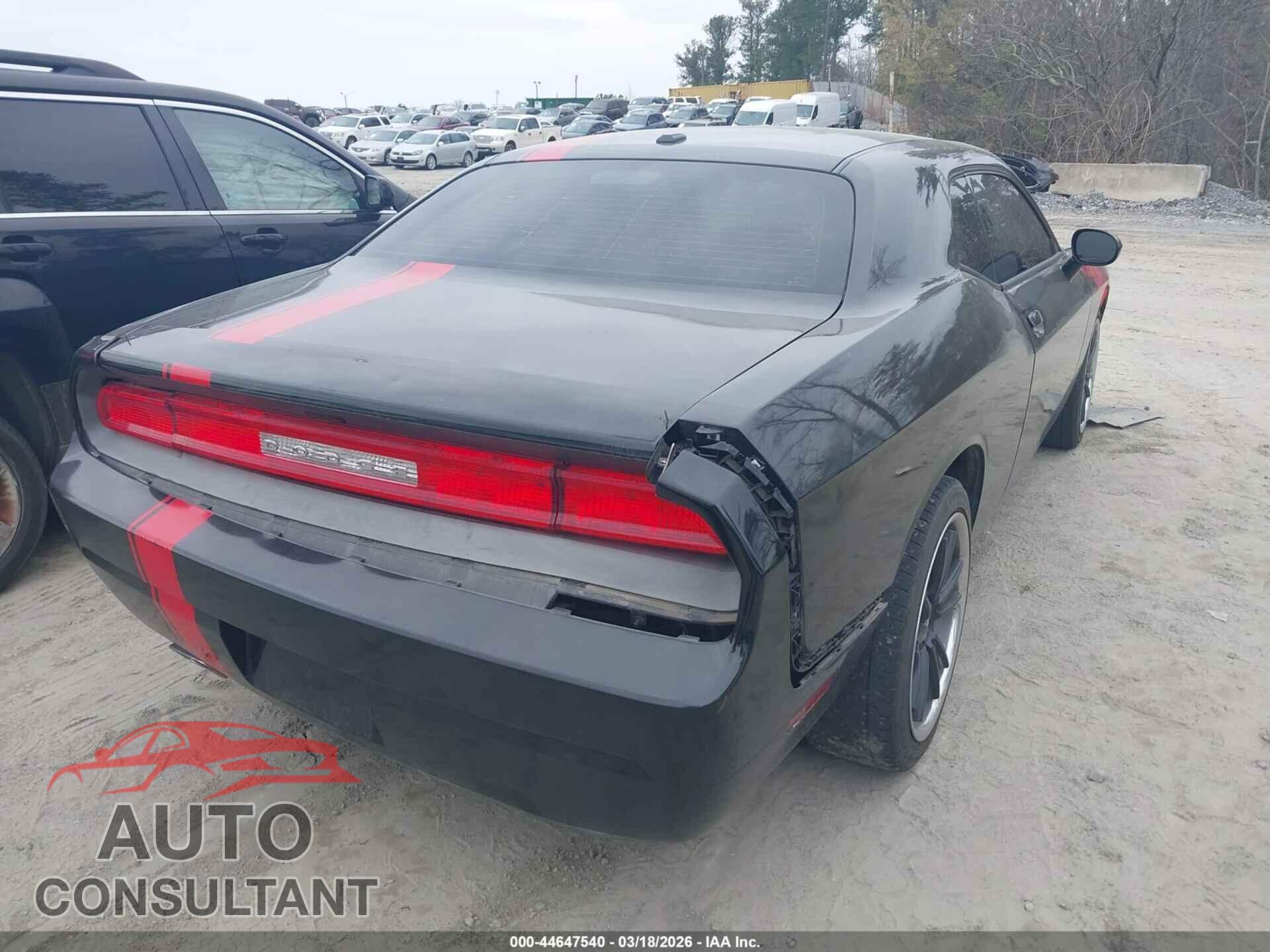 DODGE CHALLENGER 2012 - 2C3CDYAG1CH204760