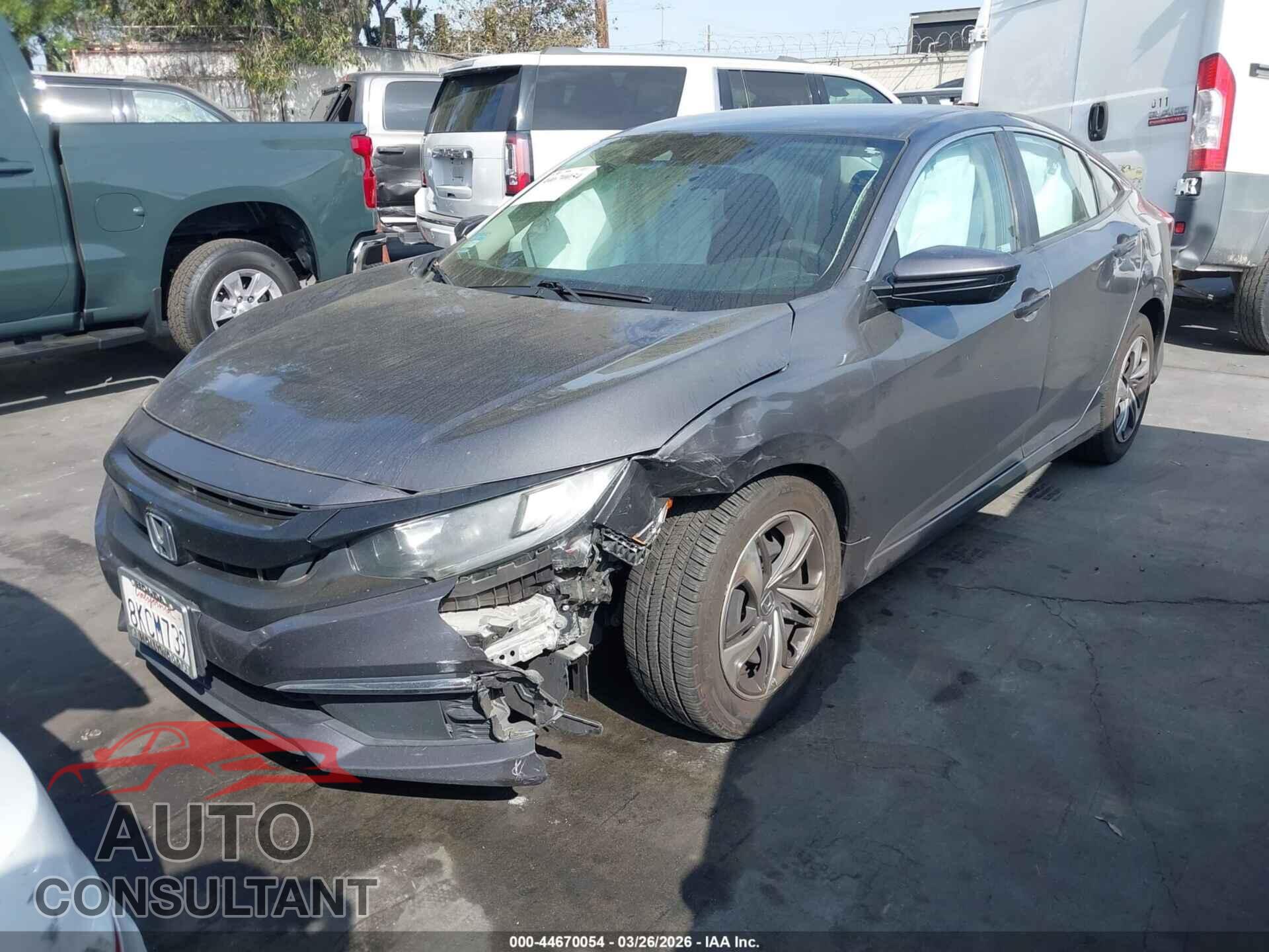 HONDA CIVIC 2019 - 2HGFC2F62KH540975