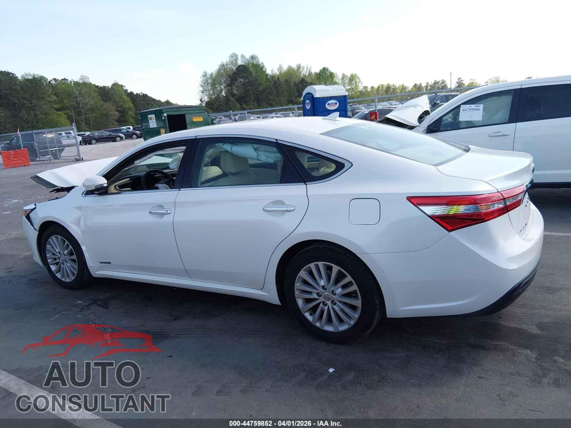 TOYOTA AVALON HYBRID 2014 - 4T1BD1EB2EU035647