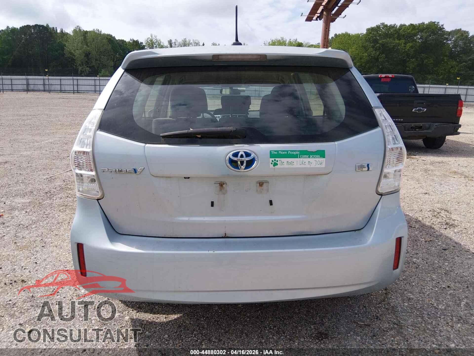 TOYOTA PRIUS V 2012 - JTDZN3EU4C3023046
