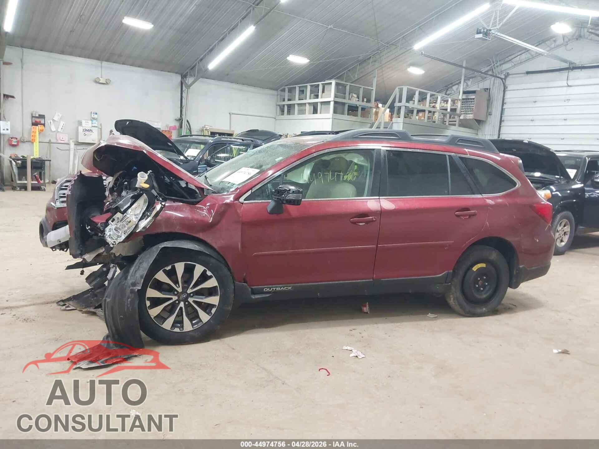 SUBARU OUTBACK 2017 - 4S4BSANC5H3348328