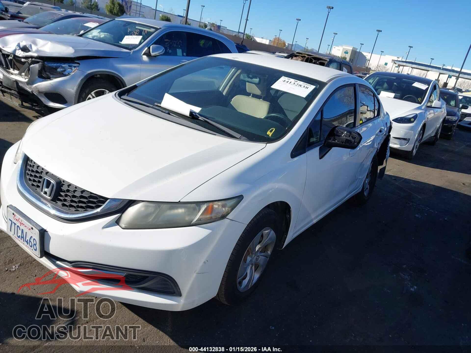 HONDA CIVIC 2014 - 19XFB2F57EE204540