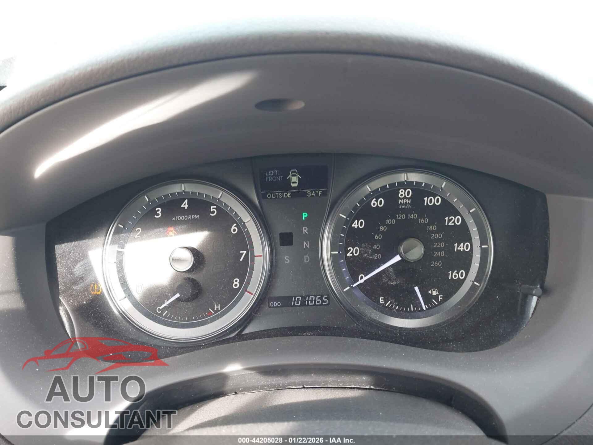 LEXUS ES 350 2012 - JTHBK1EG2C2505754