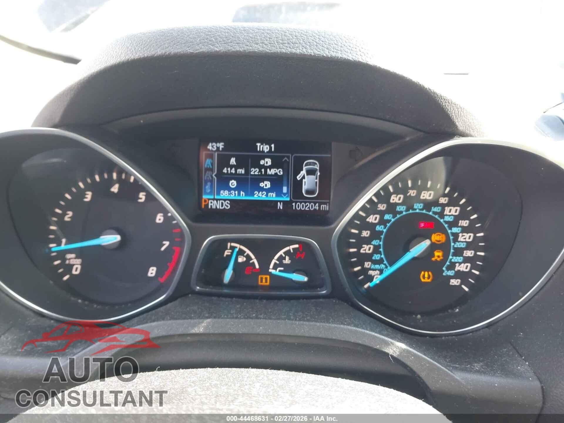 FORD ESCAPE 2013 - 1FMCU0J91DUC42191