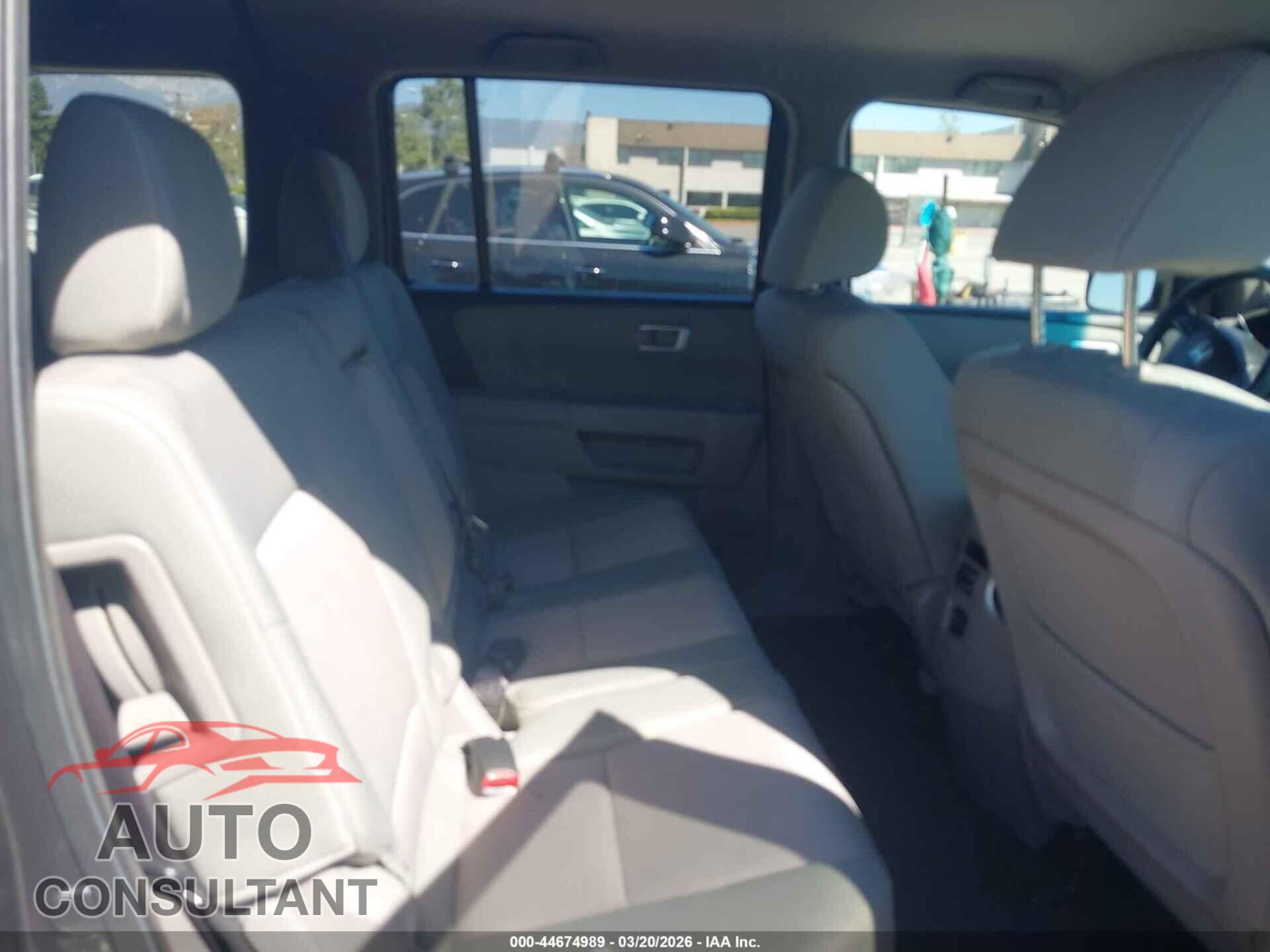 HONDA PILOT 2012 - 5FNYF3H45CB010278