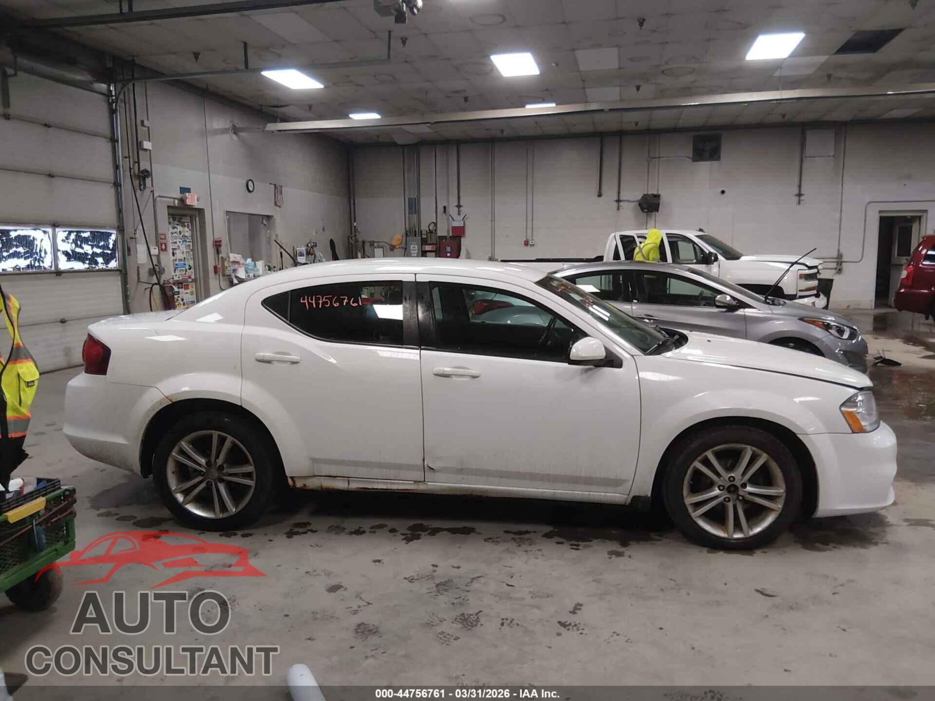 DODGE AVENGER 2012 - 1C3CDZCB9CN313305
