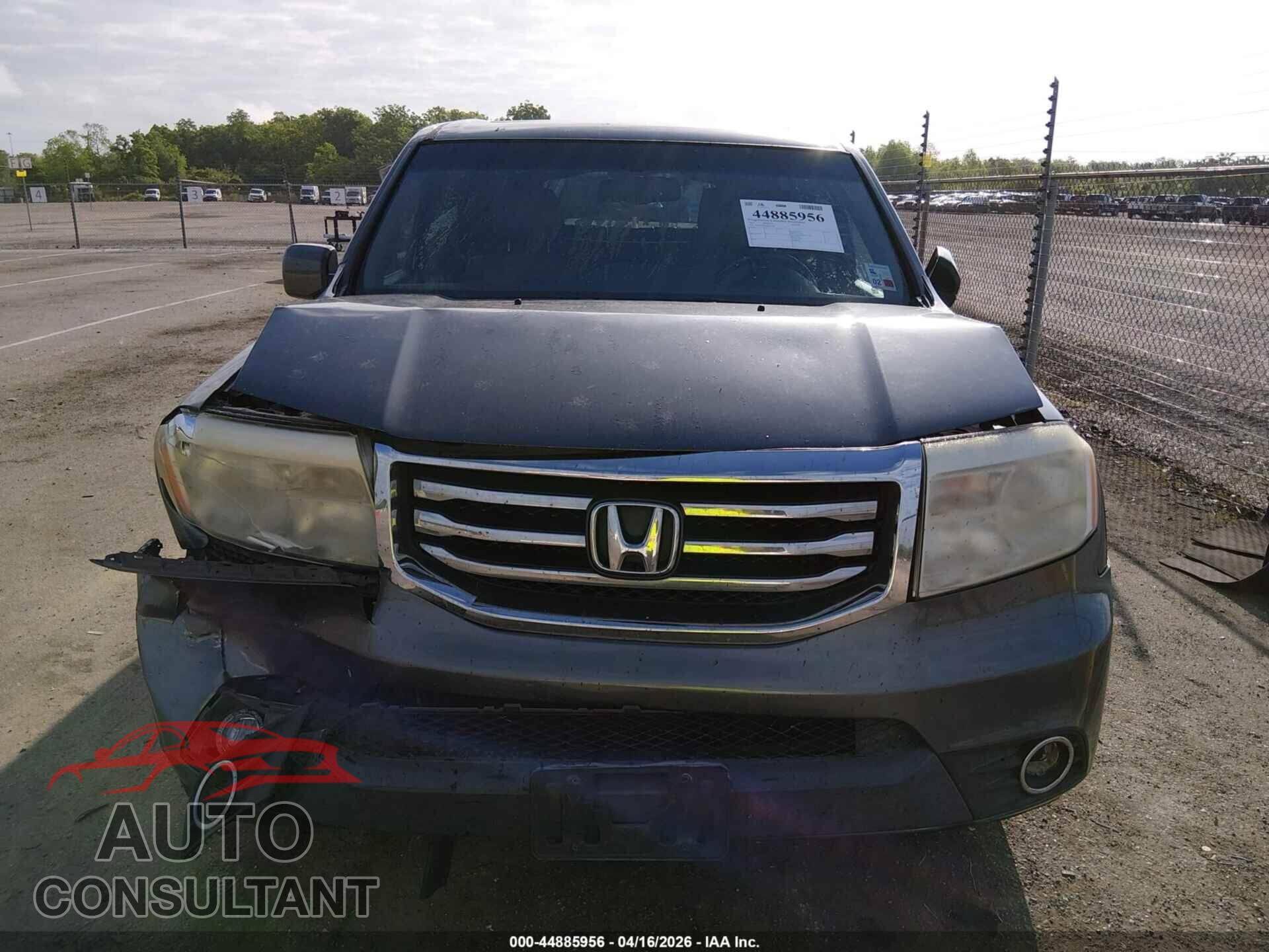 HONDA PILOT 2012 - 5FNYF3H69CB020748