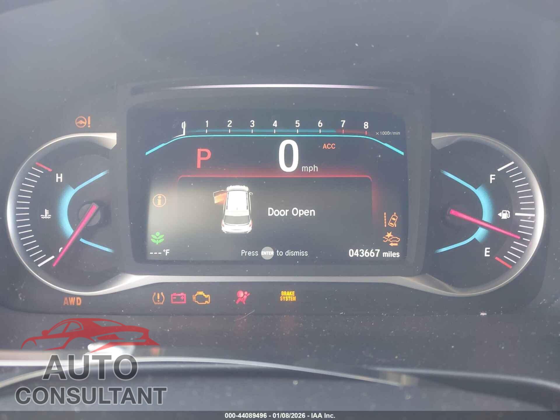 HONDA PILOT 2019 - 5FNYF6H52KB100691