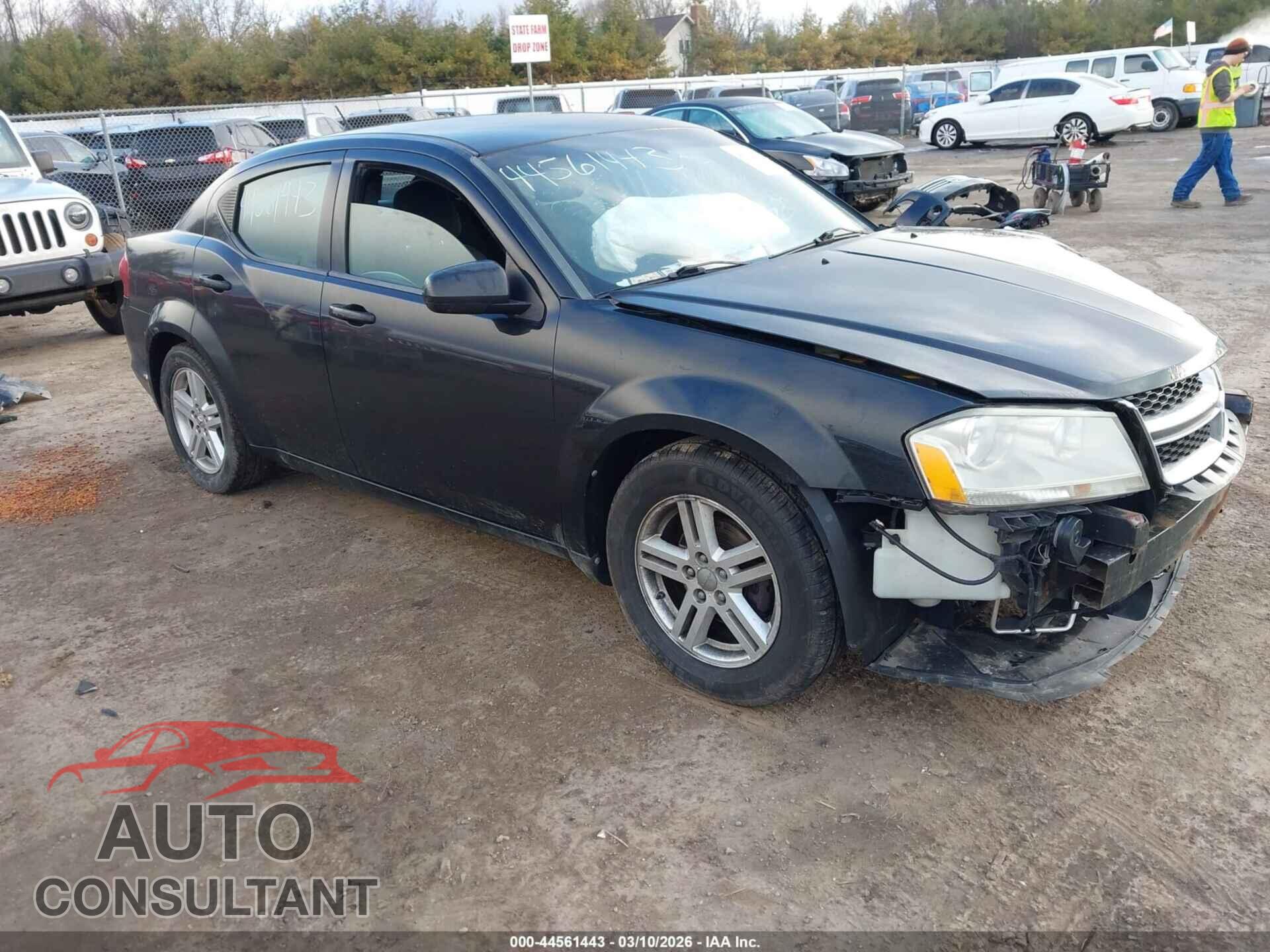 DODGE AVENGER 2013 - 1C3CDZCB9DN624850