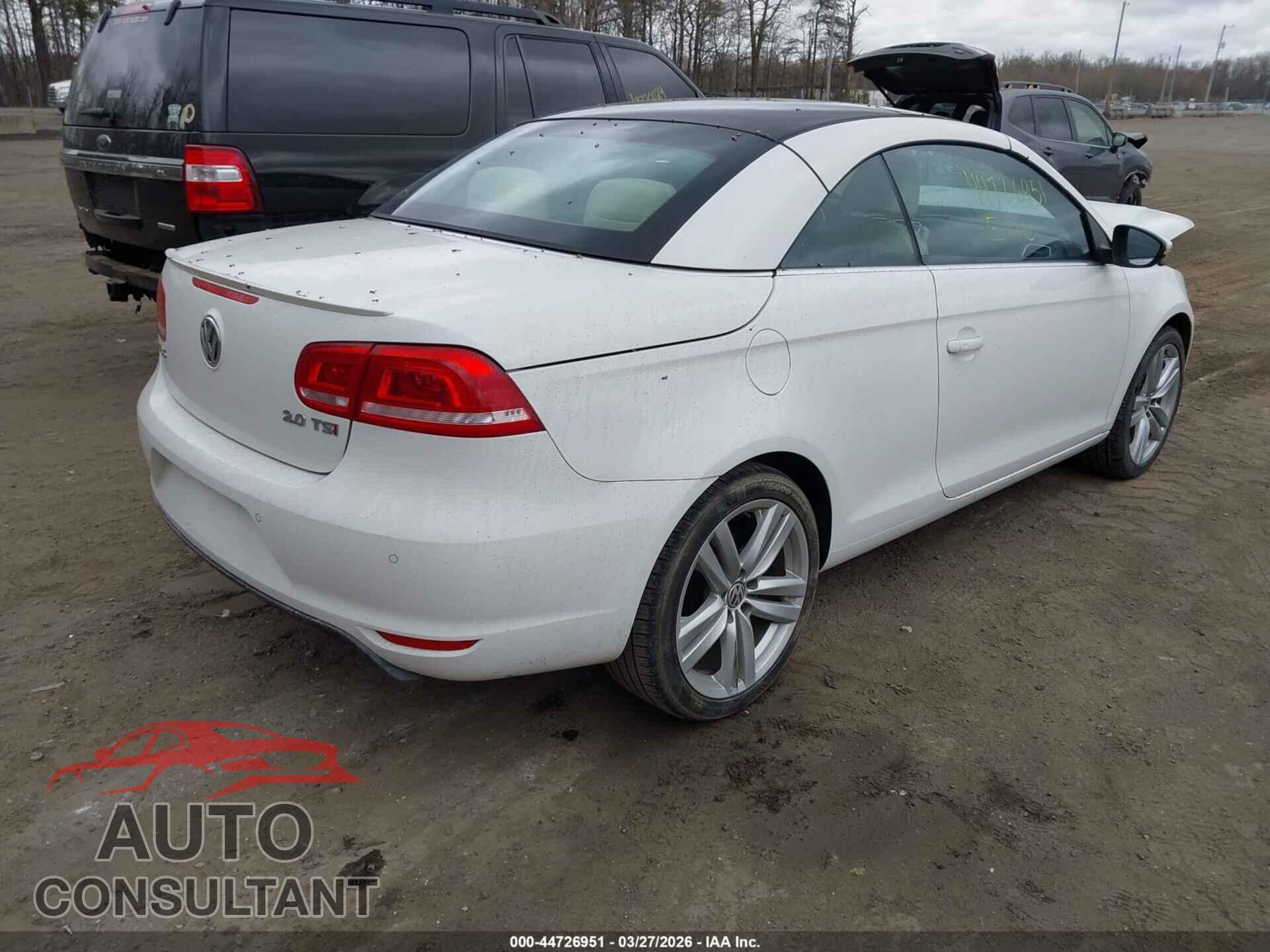 VOLKSWAGEN EOS 2014 - WVWFW8AH2EV006260
