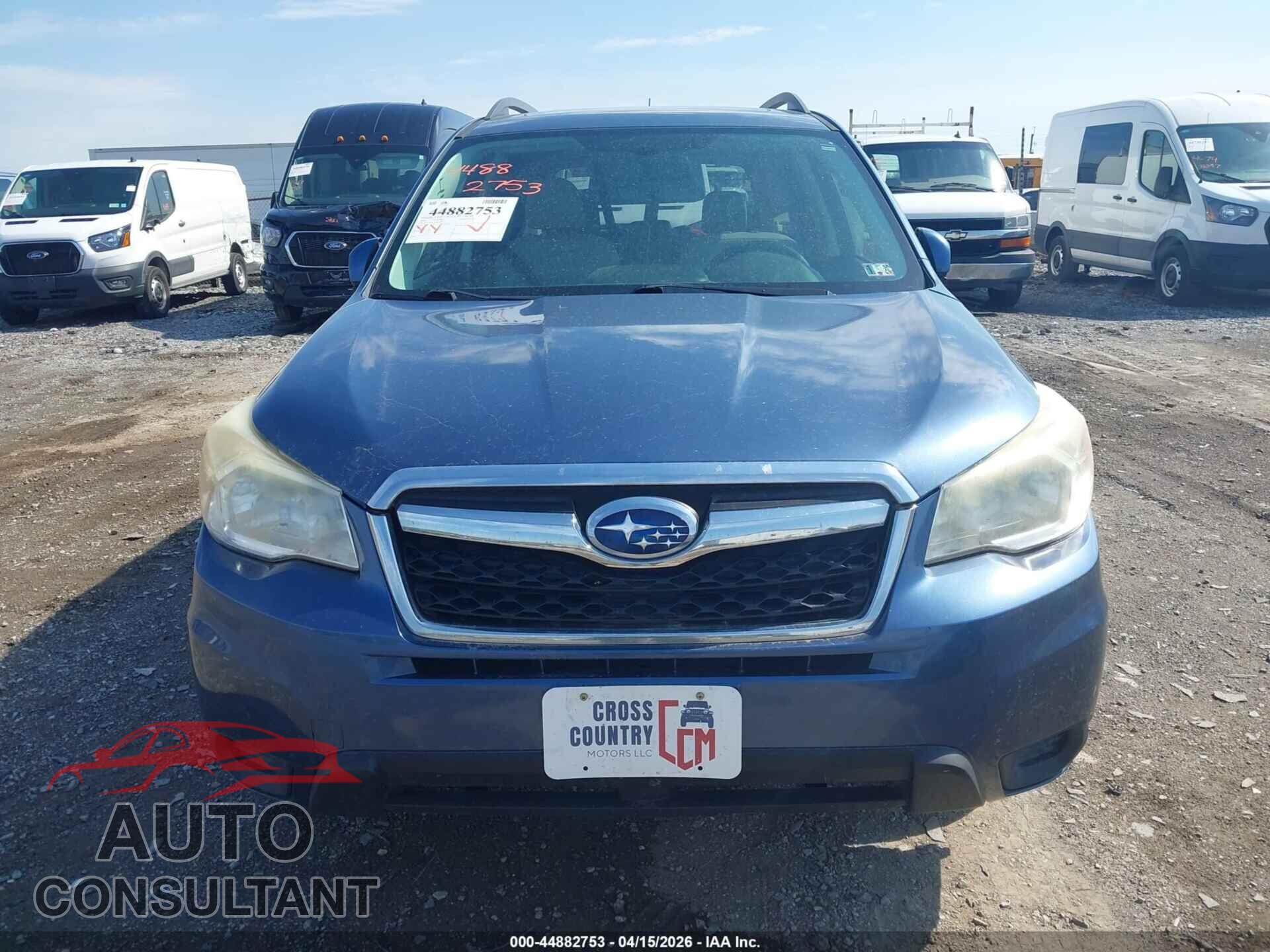 SUBARU FORESTER 2014 - JF2SJAGC8EH452848