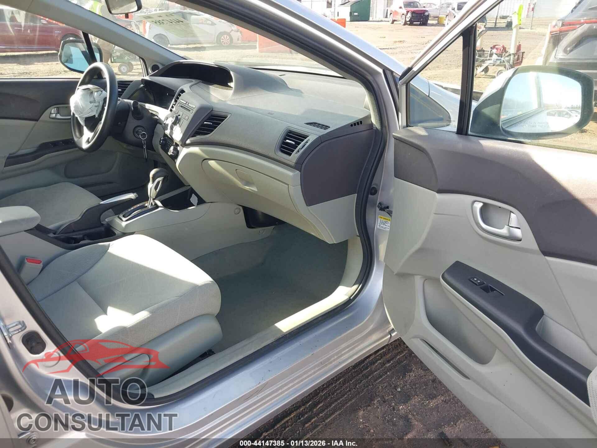 HONDA CIVIC 2012 - 19XFB2F83CE006691