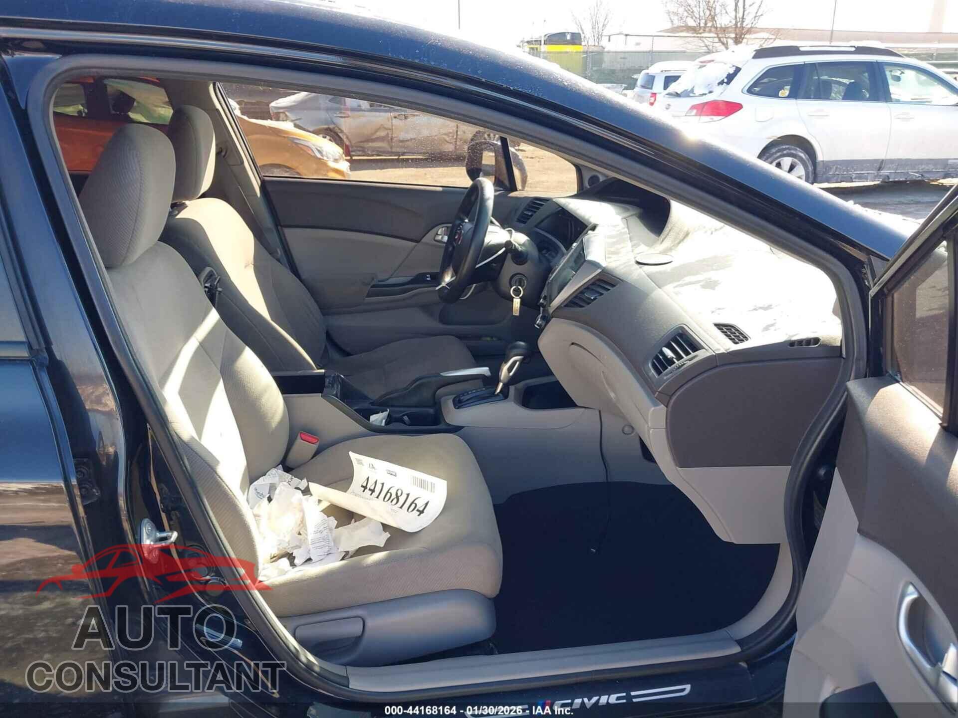 HONDA CIVIC 2012 - 19XFB2F89CE312195