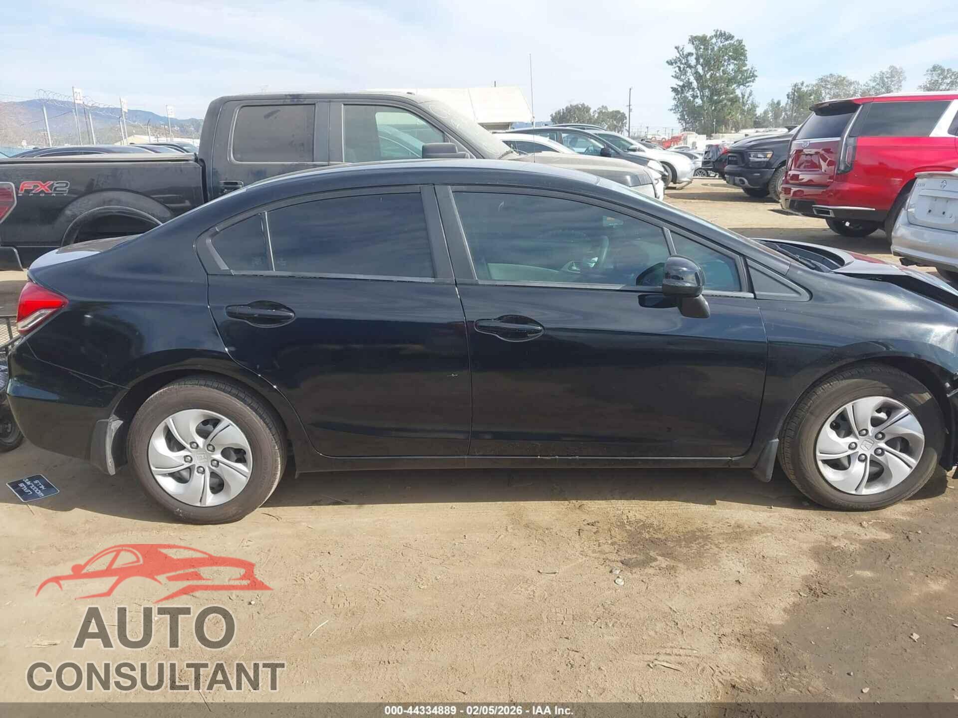 HONDA CIVIC 2013 - 19XFB2F58DE237254