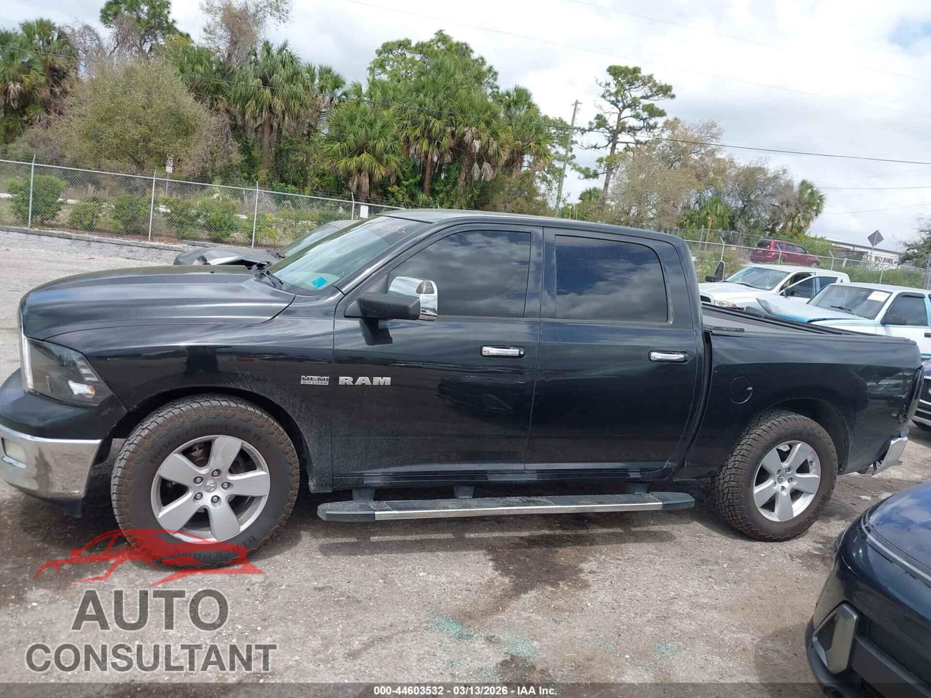 DODGE RAM 1500 2010 - 1D7RB1CTXAS189670
