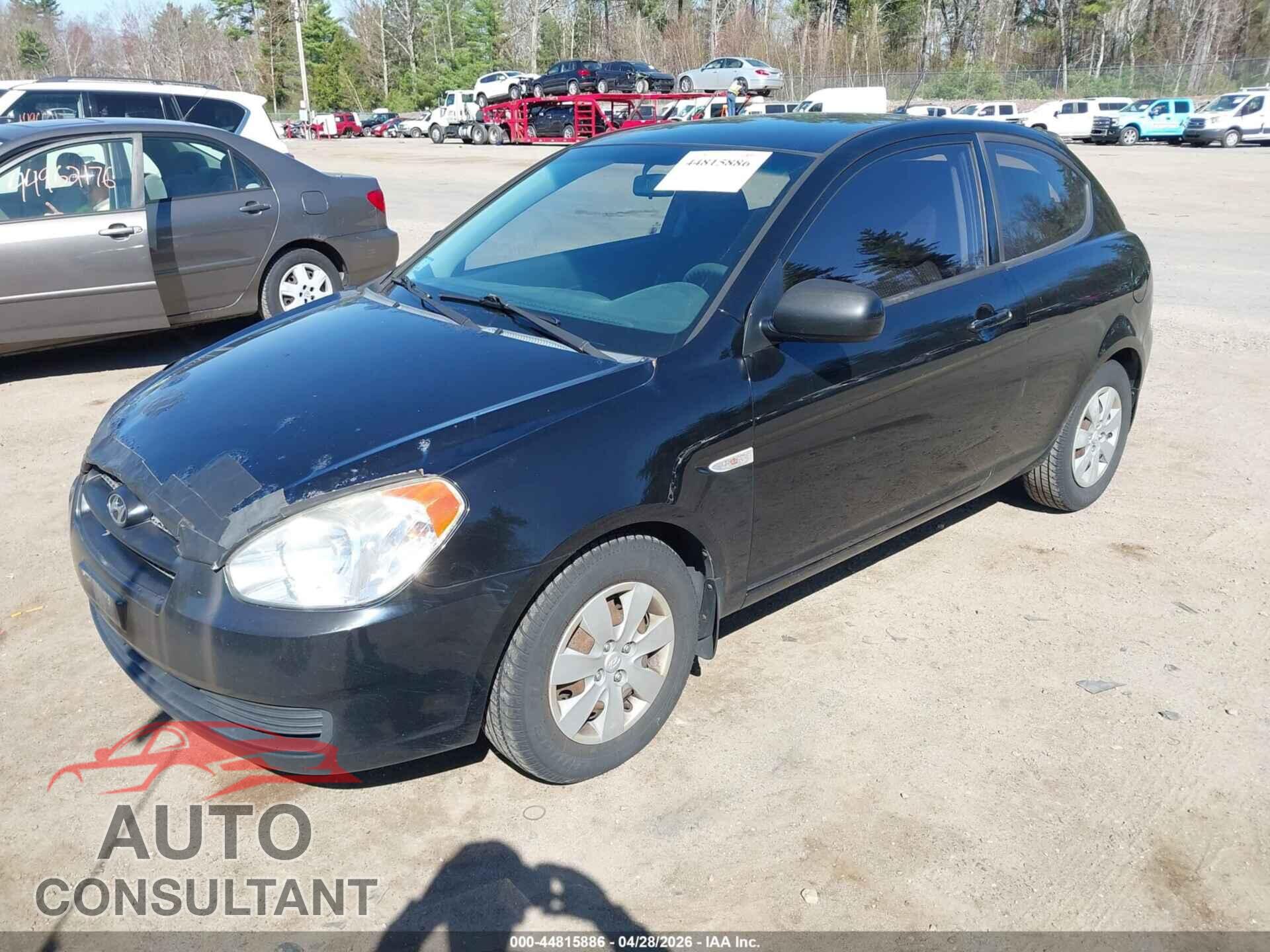 HYUNDAI ACCENT 2010 - KMHCM3AC3AU177028
