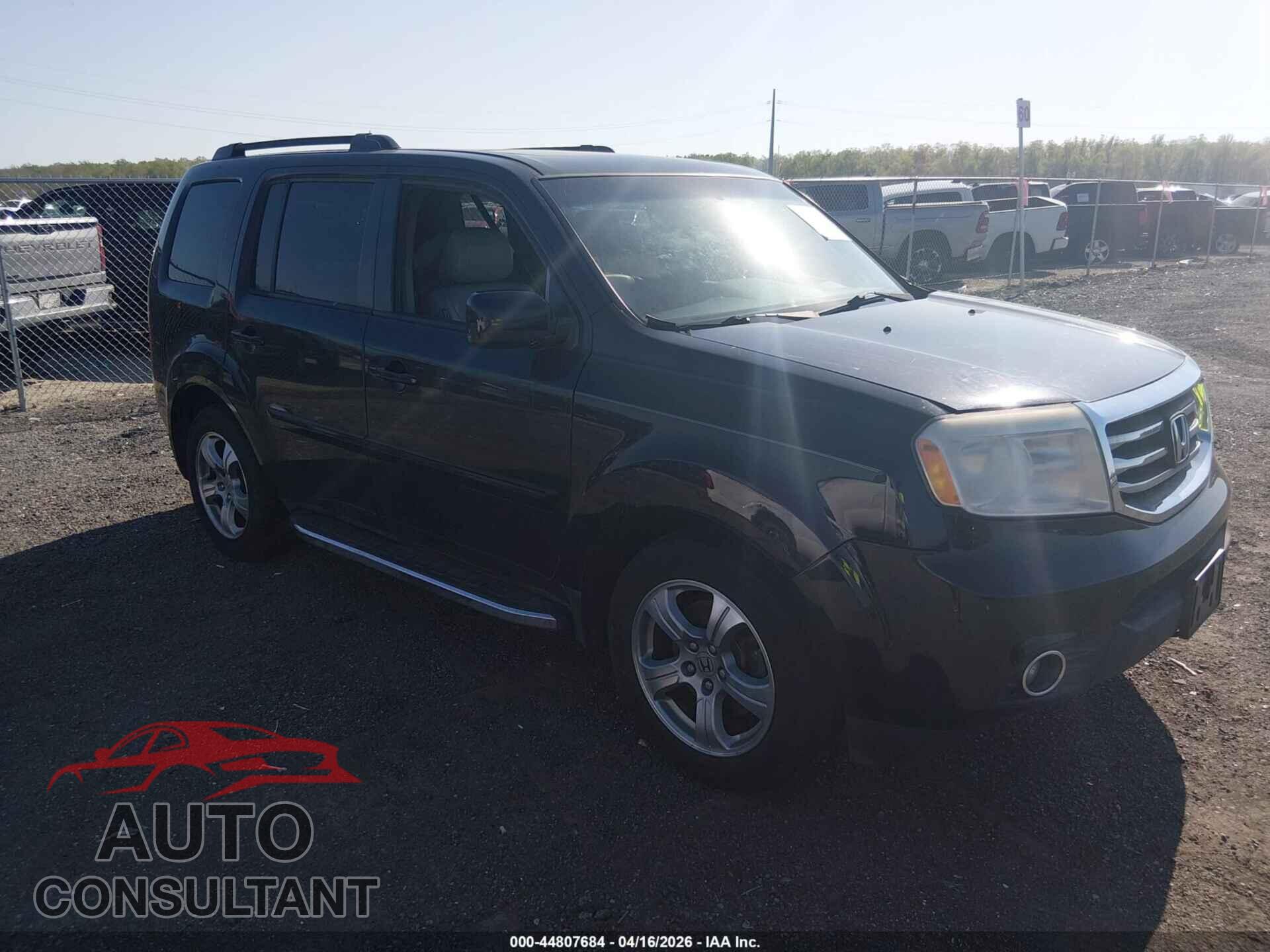 HONDA PILOT 2012 - 5FNYF4H50CB033482
