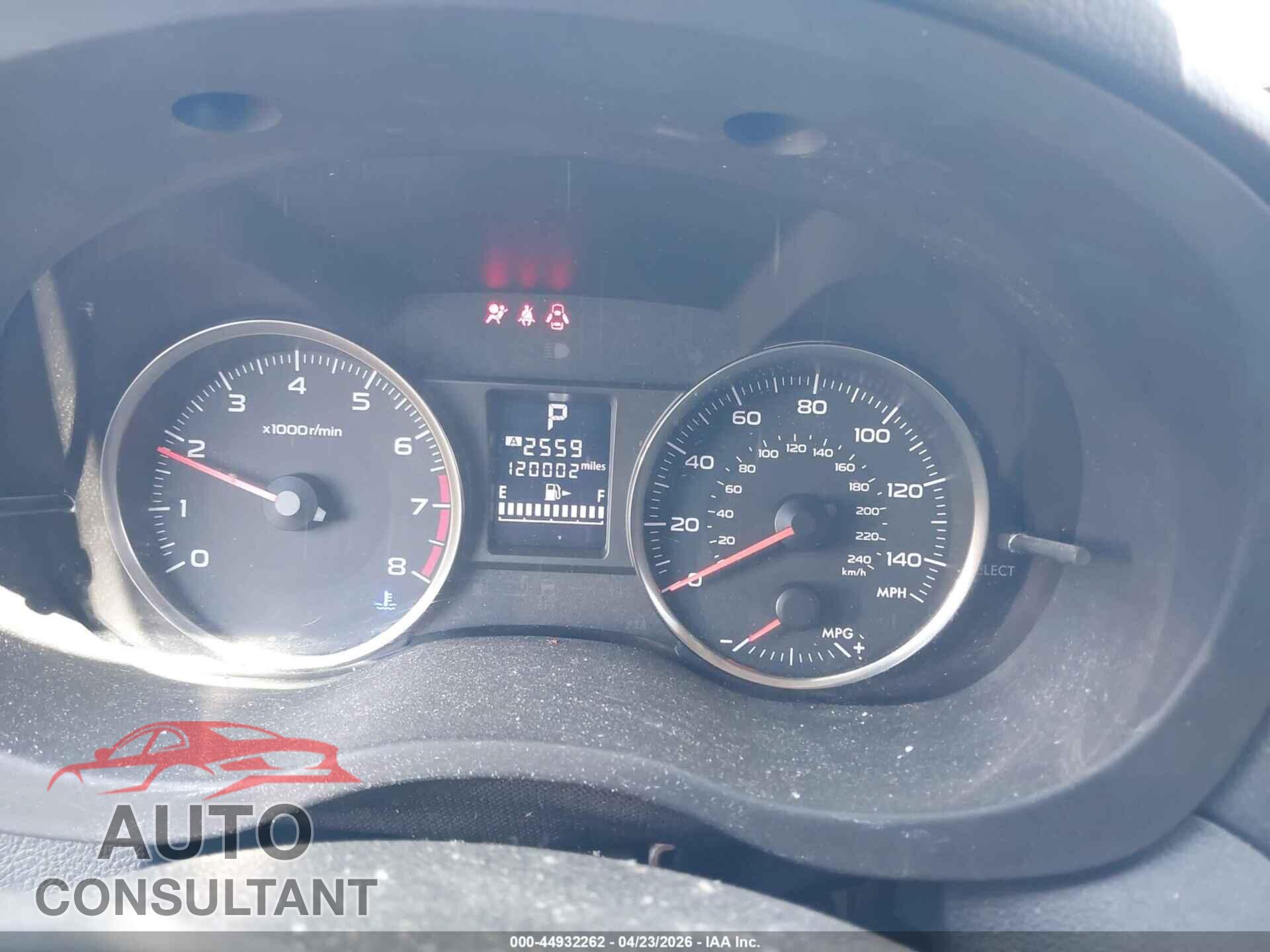 SUBARU IMPREZA 2015 - JF1GPAA62F8208576