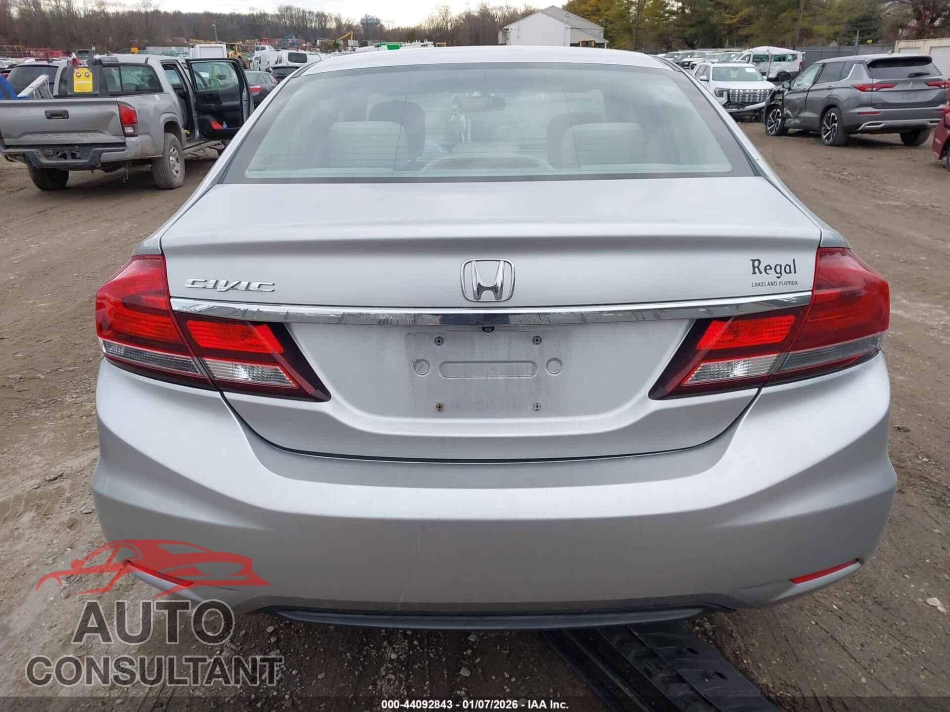 HONDA CIVIC 2013 - 19XFB2F5XDE030414